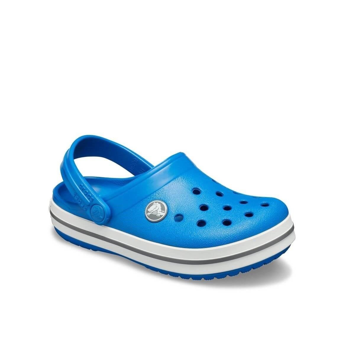 Crocs Crocband Clog K Bright Cobalt Charcoal Çocuk Mavi Terlik