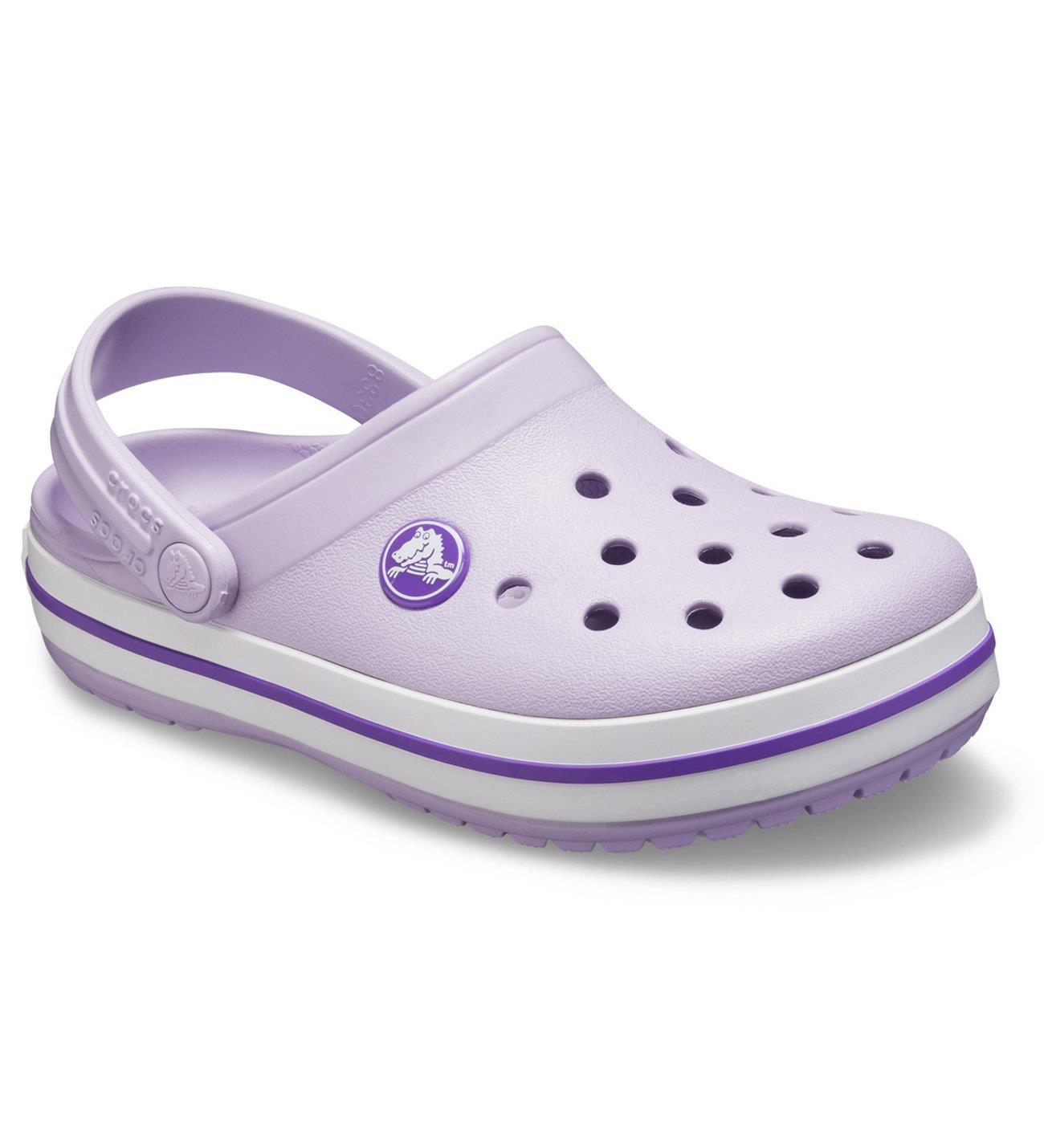 Crocs Crocband Clog K Lavender / Neon Purple Çocuk Lila Renk Terlik