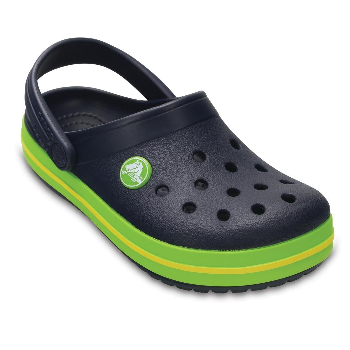 Crocs Crocband Clog K Navy Volt Green Lemon Çocuk Crocs Terlik