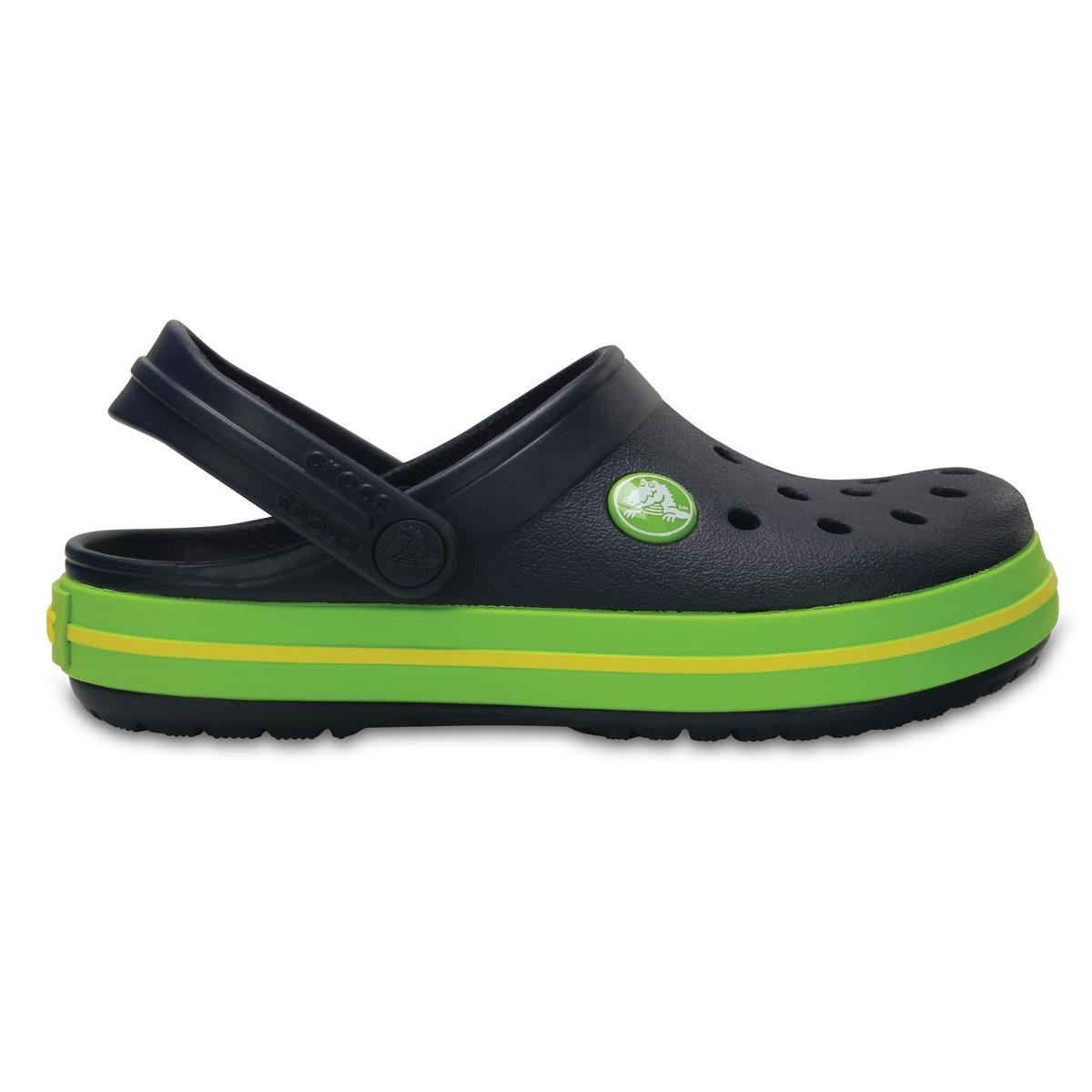 Crocs Crocband Clog K Navy Volt Green Lemon Çocuk Crocs Terlik