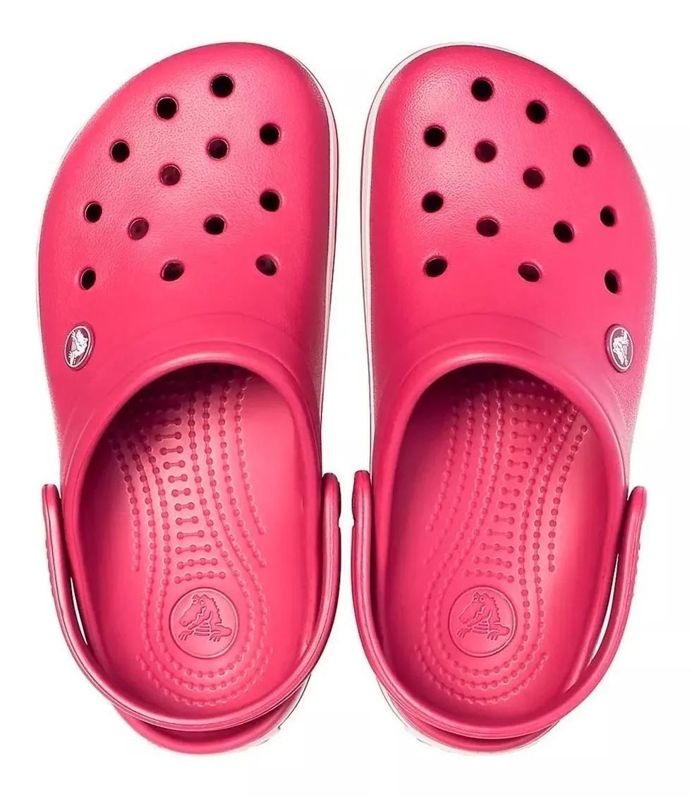 Crocs Crocband Clog Raspberry White Çocuk Terlik