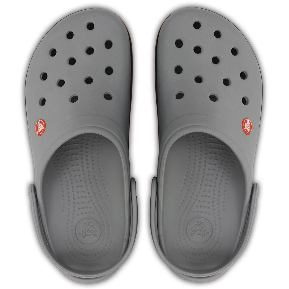 Crocs Crocband Light Grey Navy 11016-01U Kadın Gri Terlik
