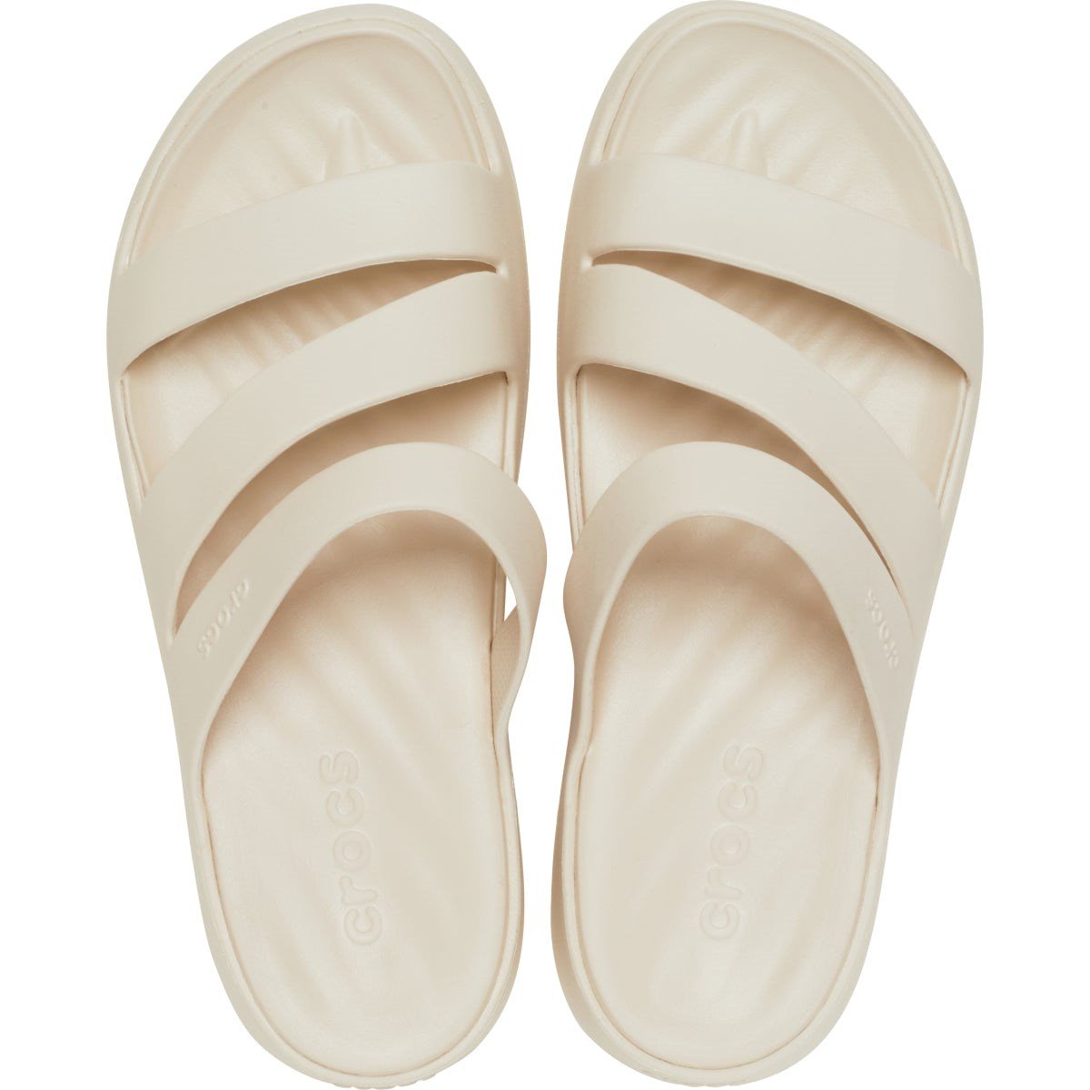 Crocs Getaway Strappy 209587-160 Kadın Bej Terlik