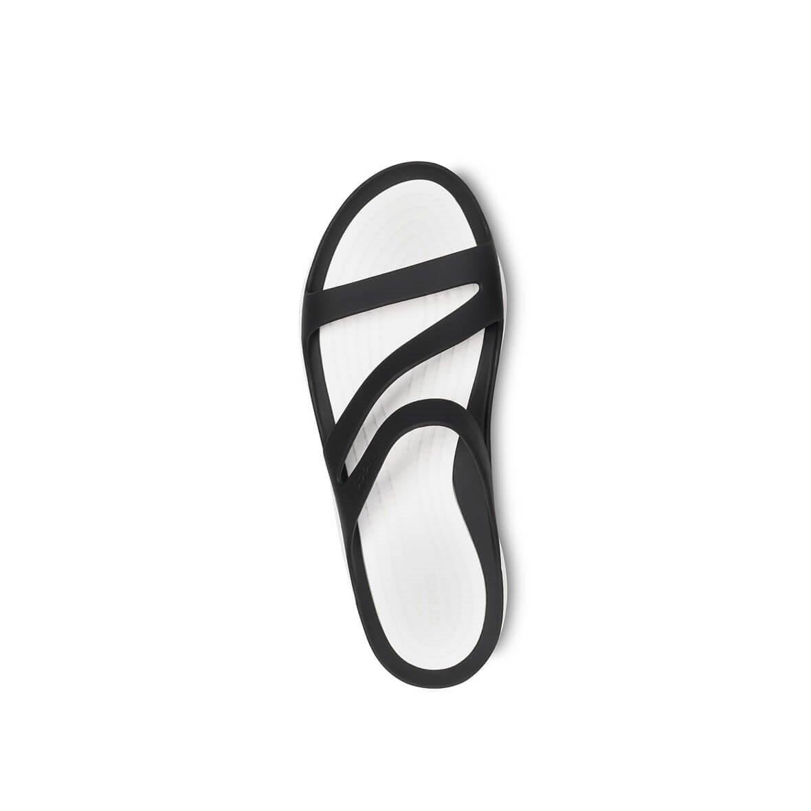 Crocs Swiftwater Sandal W Black White 203998-066 Kadın Terlik