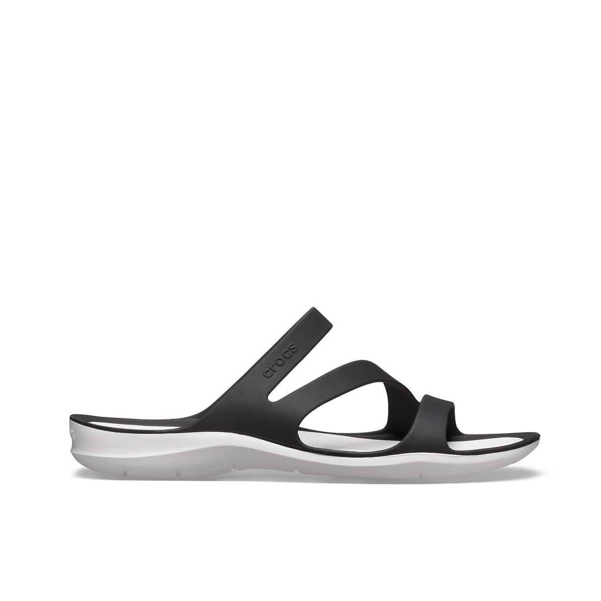 Crocs Swiftwater Sandal W Black White 203998-066 Kadın Terlik