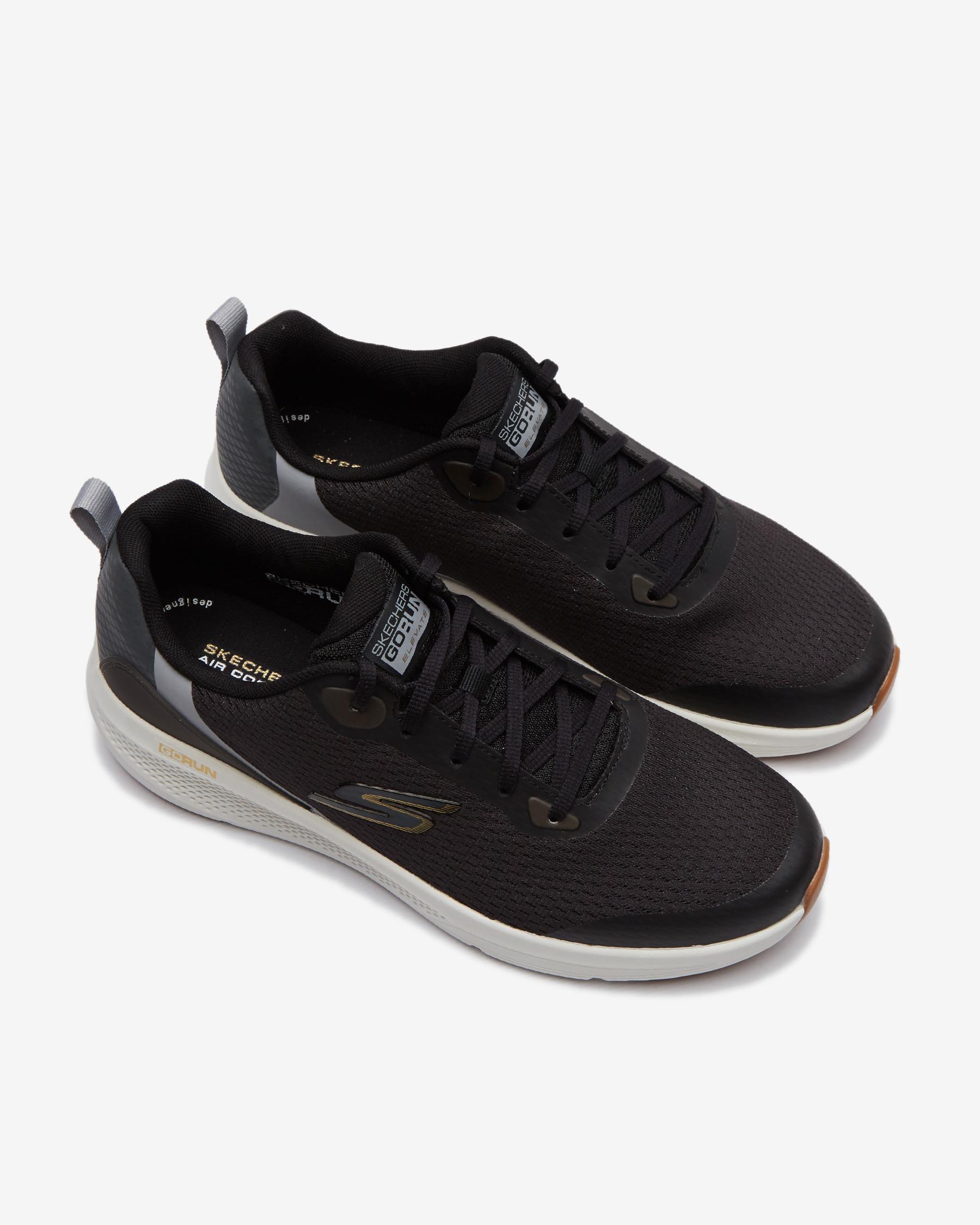 Go Run Elevate - Orbiter 220189 BKGY Erkek Siyah Koşu Ayakkabısı