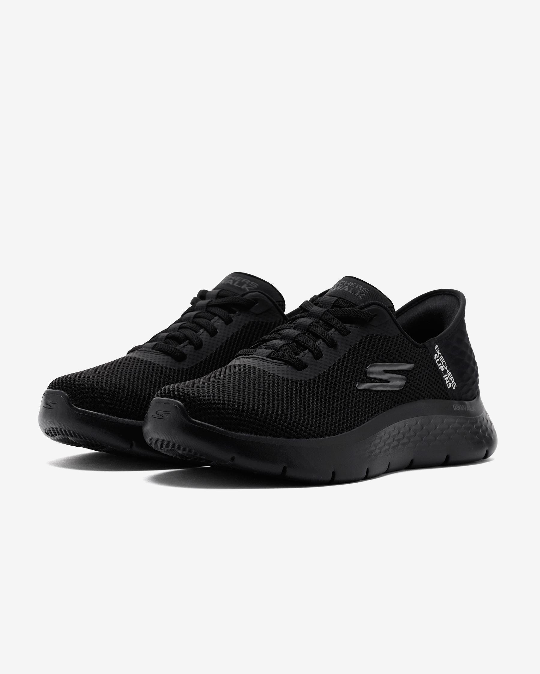 Go Walk Flex - Hands Up 216496TK BBK Erkek Siyah Yürüyüş Ayakkabısı