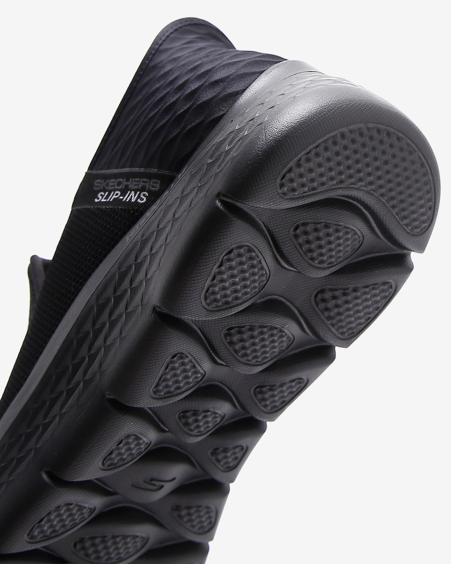 Go Walk Flex - Slip-ins 216491 BBK Erkek Siyah Yürüyüş Ayakkabısı