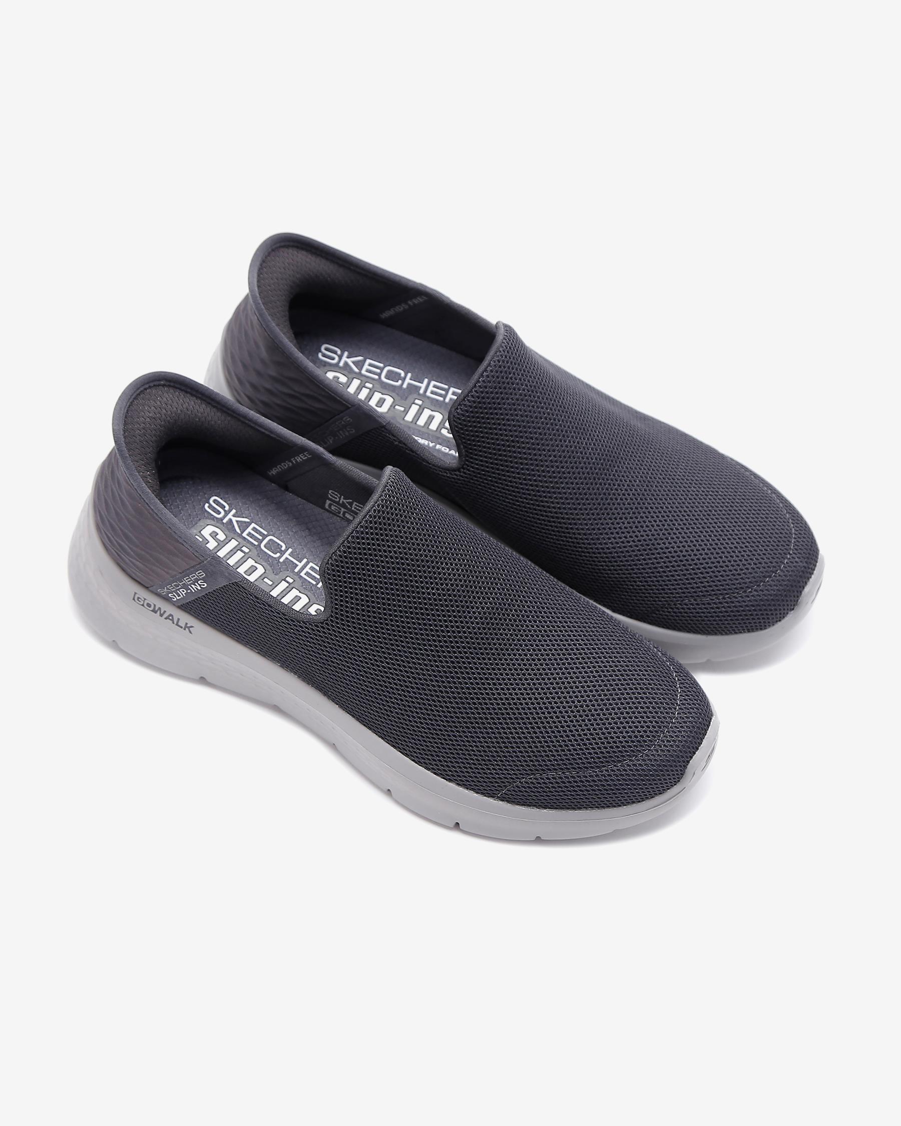 Go Walk Flex - Slip-ins 216491 DKGY Erkek Gri Yürüyüş Ayakkabısı