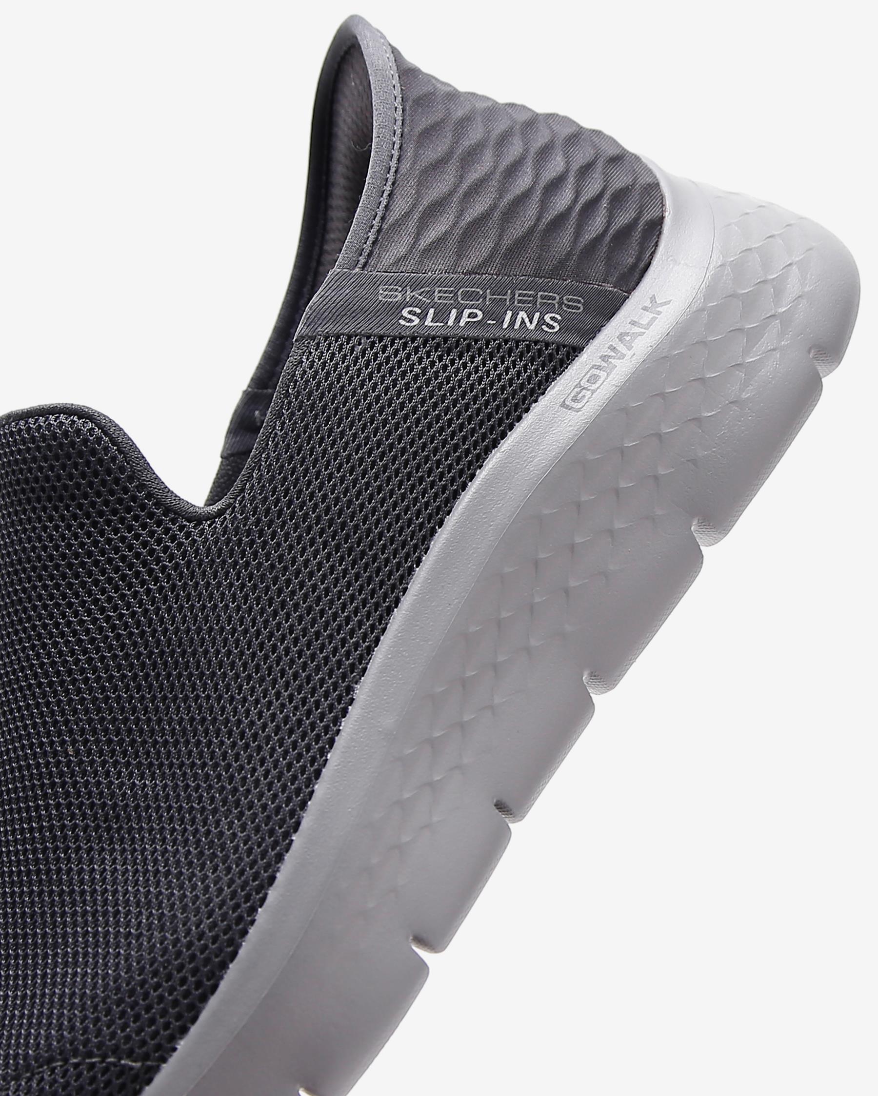 Go Walk Flex - Slip-ins 216491 DKGY Erkek Gri Yürüyüş Ayakkabısı