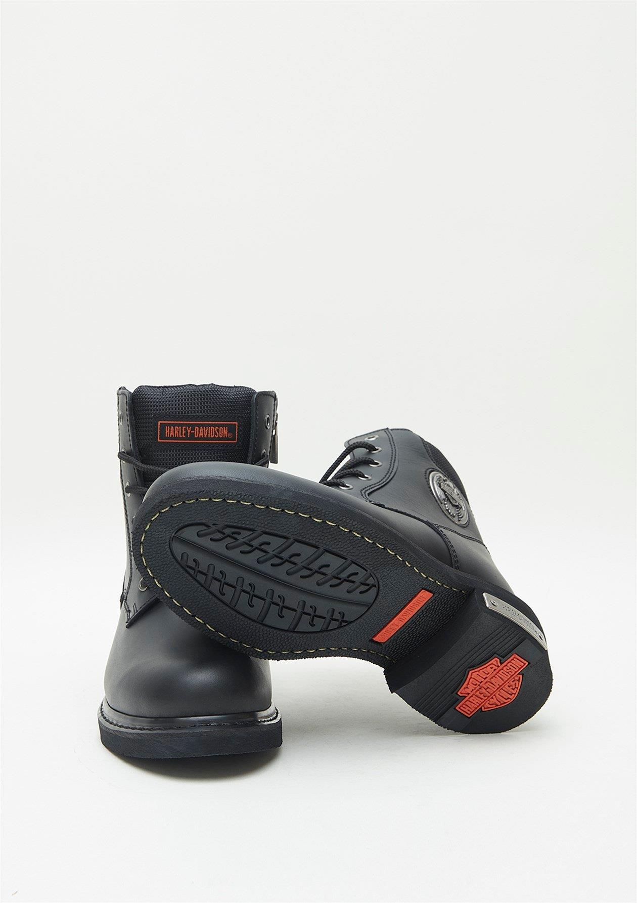 Harley Davidson Jim Erkek Deri Siyah Bot