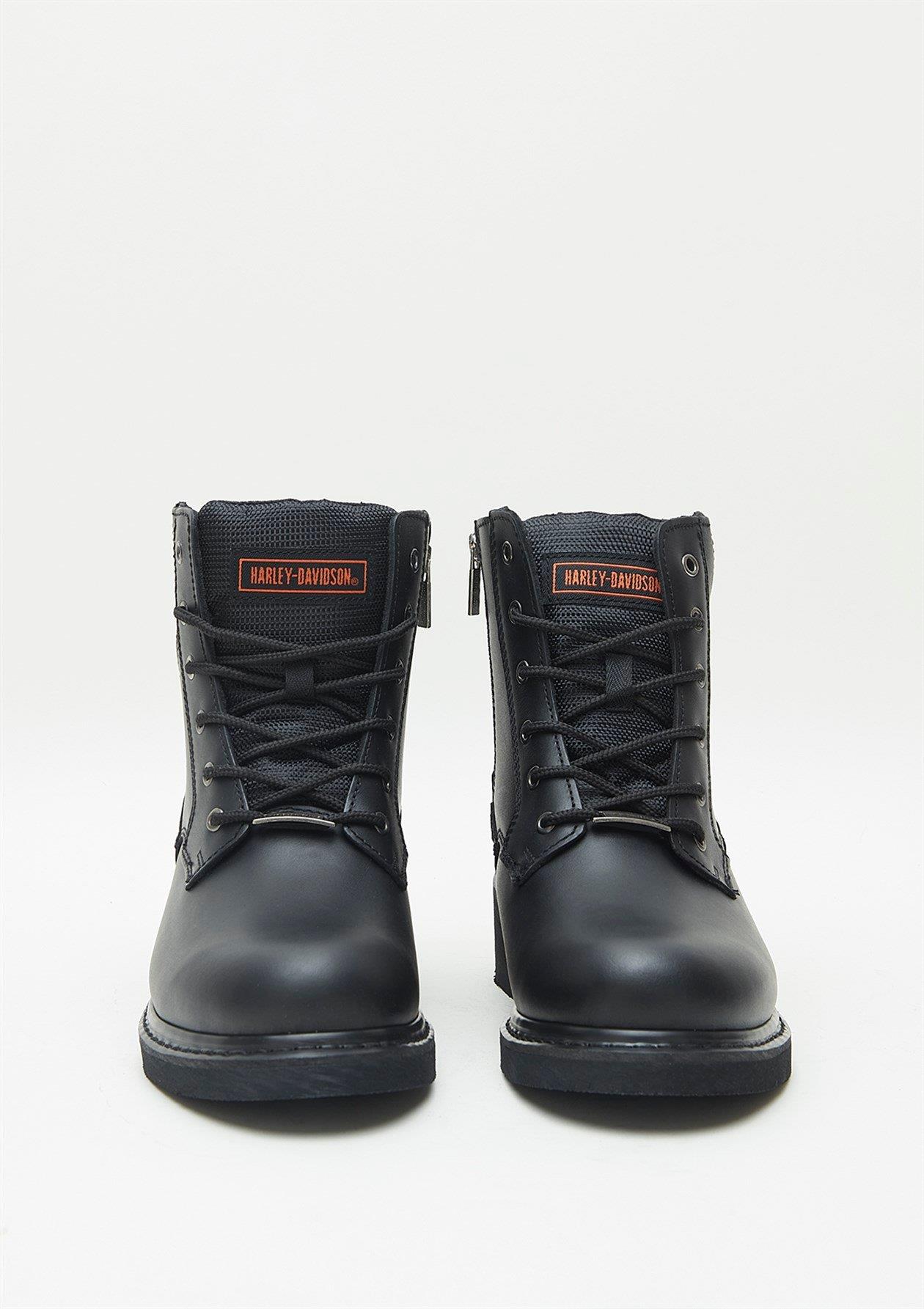 Harley Davidson Jim Erkek Deri Siyah Bot