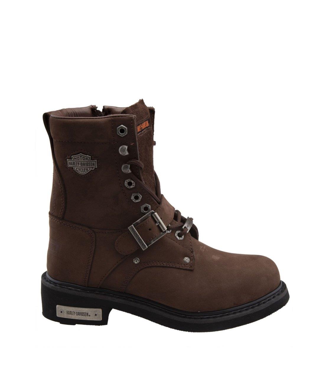 Harley Davidson Jimson Zip HI Kadın Nubuk Kahverengi Bot