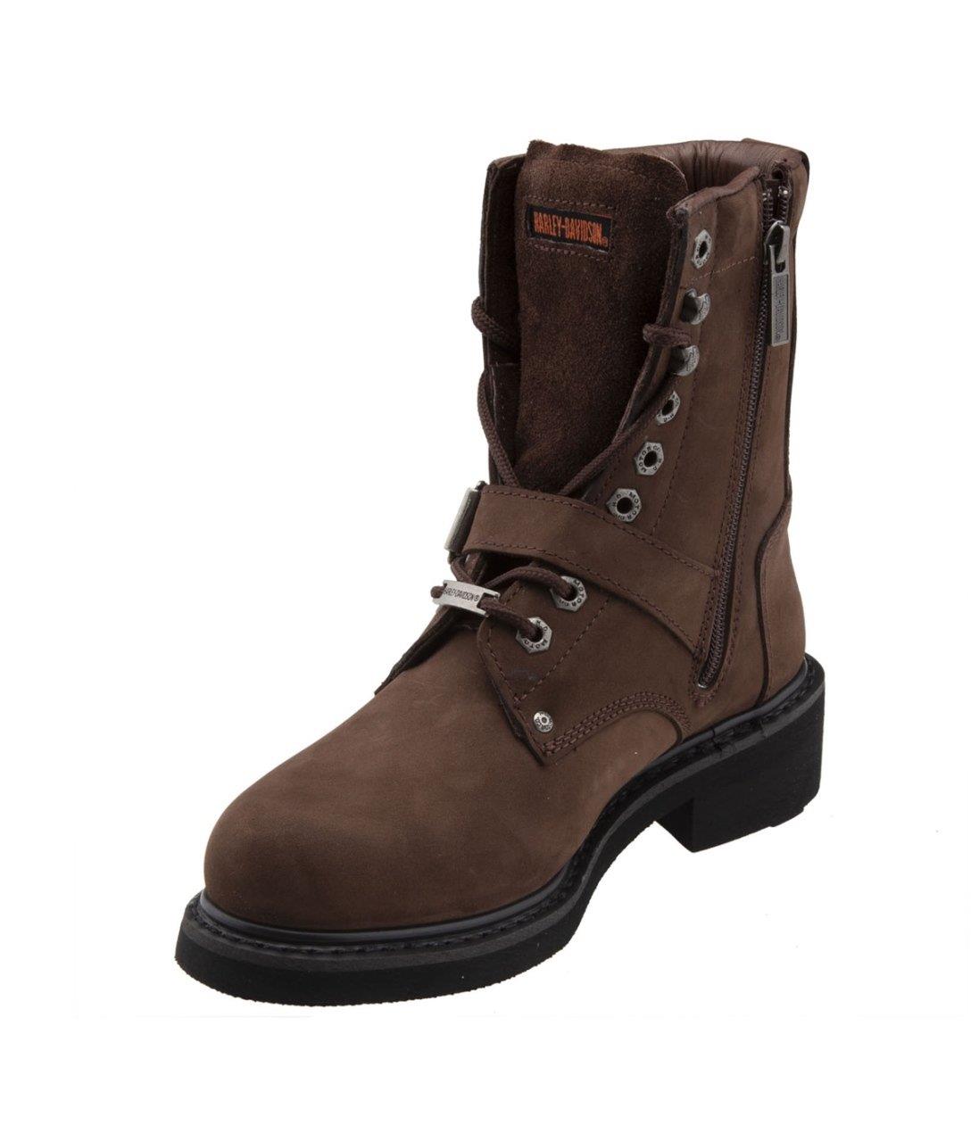 Harley Davidson Jimson Zip HI Kadın Nubuk Kahverengi Bot