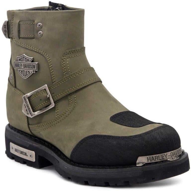 Harley Davidson Kingmont Erkek Yeşil Nubuk Bot