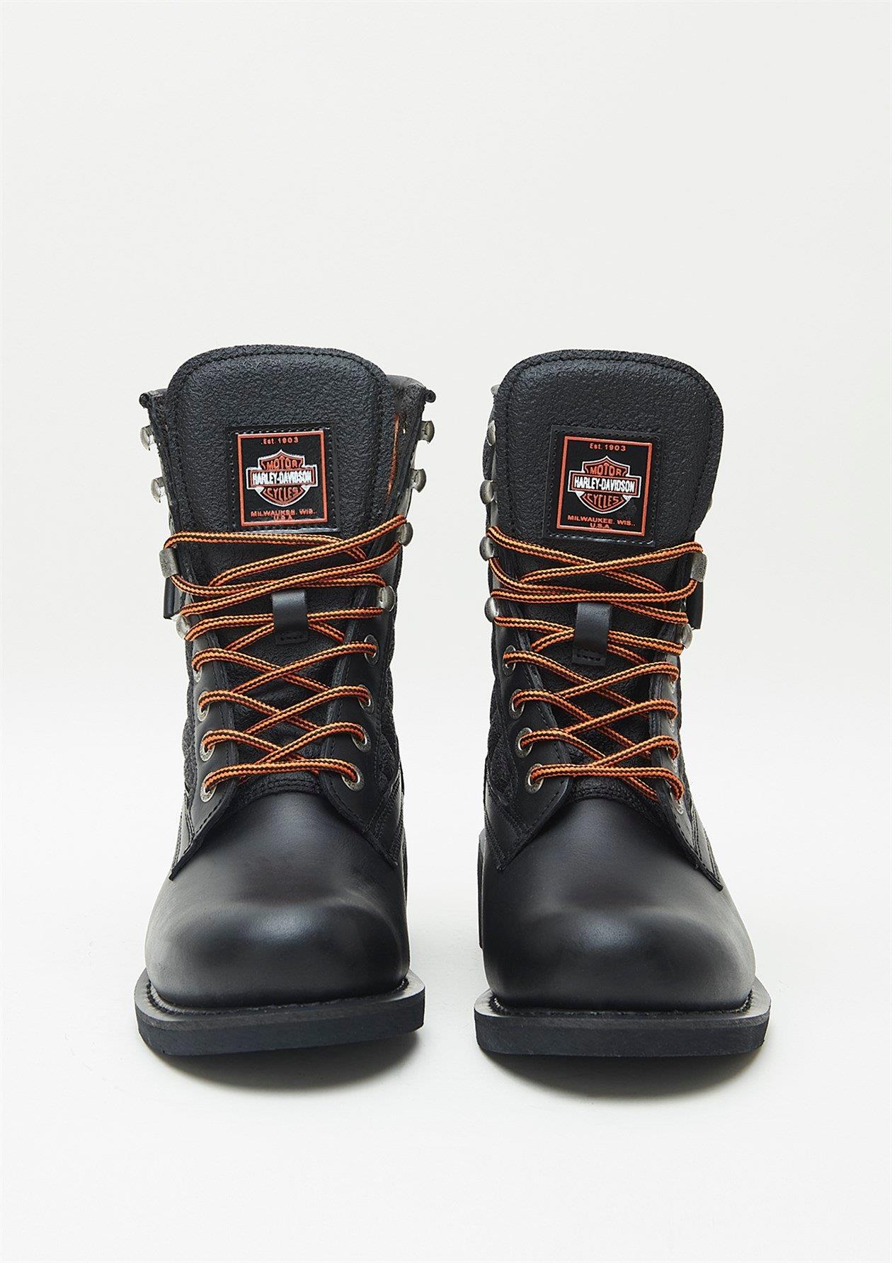 Harley Davidson New Worker Erkek Deri Siyah Bot