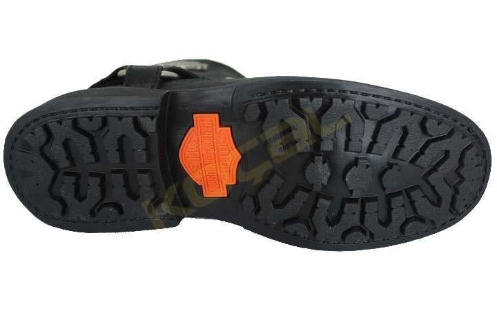 Harley Davidson Scout Erkek Siyah Deri Bot