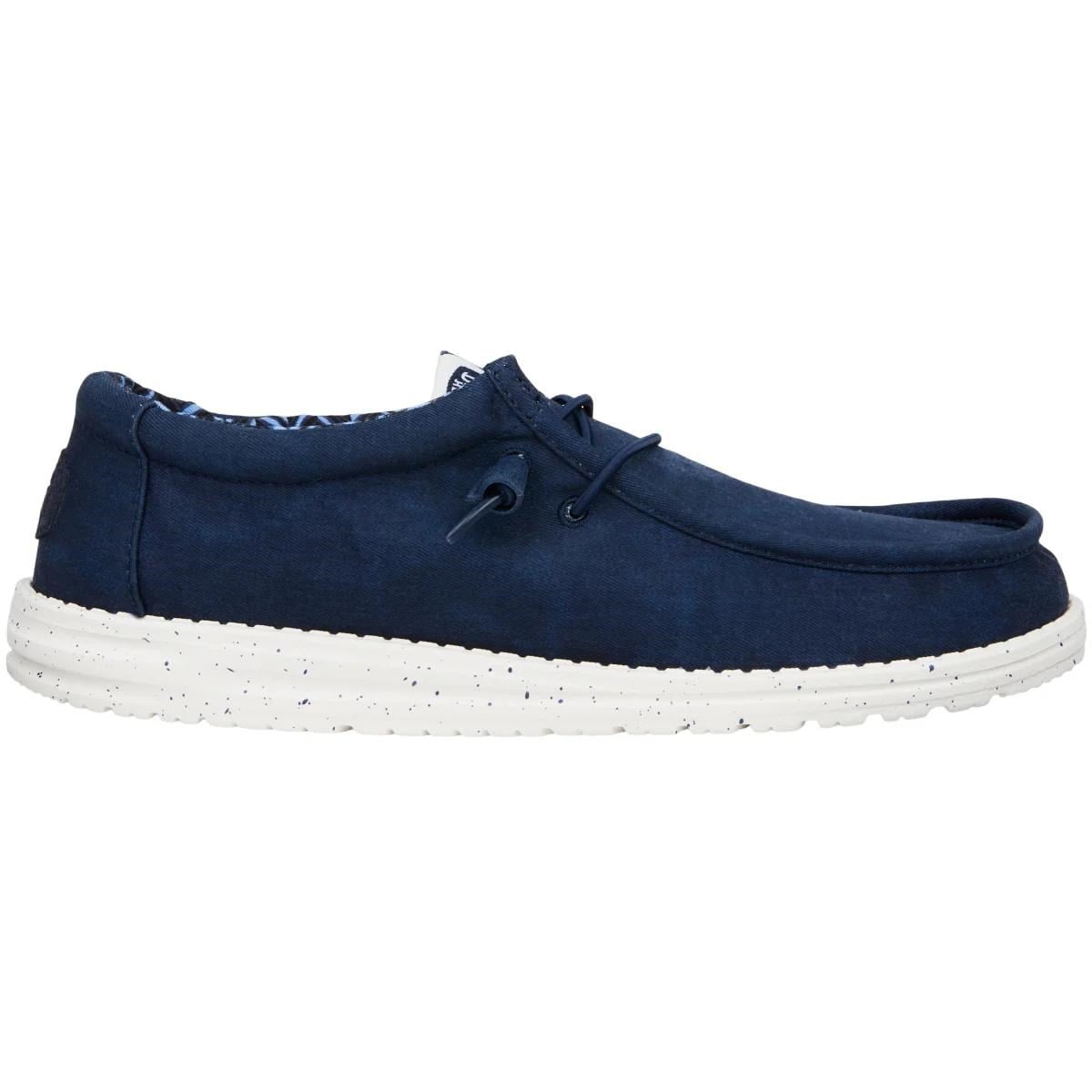 Hey Dude Wally Stretch Canvas Lacivert Erkek Ayakkabı