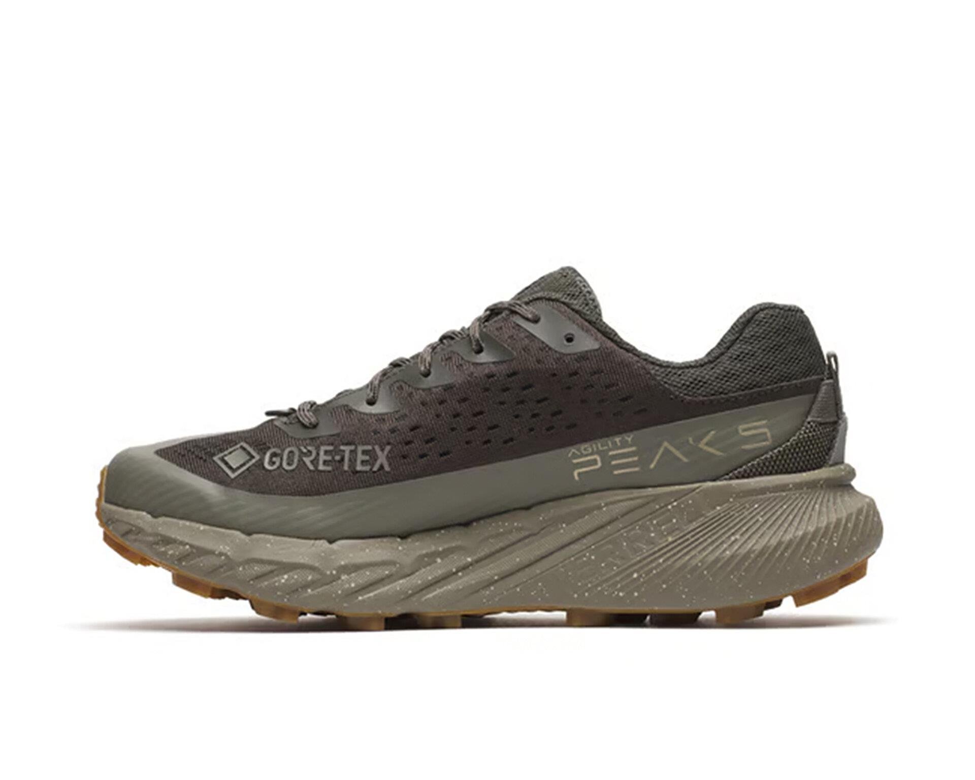 Merrell Agility Peak 5 Gore-Tex Erkek Haki Koşu Ayakkabısı