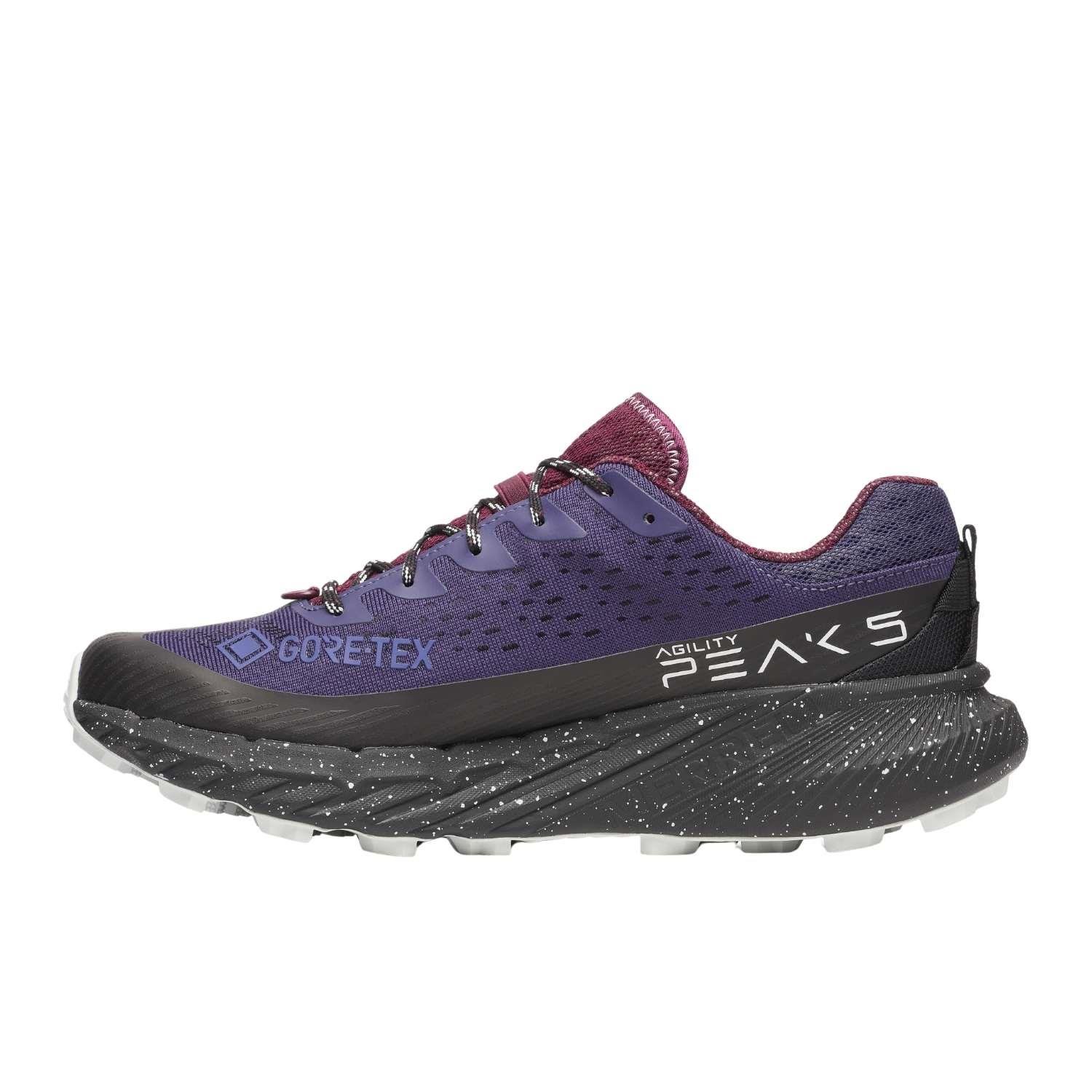 Merrell Agility Peak 5 Gore-Tex Kadın Mor Patika Koşusu Ayakkabısı