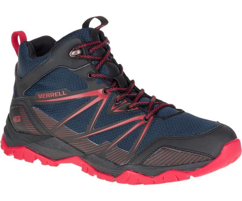 Merrell Capra Rise MID WP Erkek Lacivert Outdoor Bot J35831