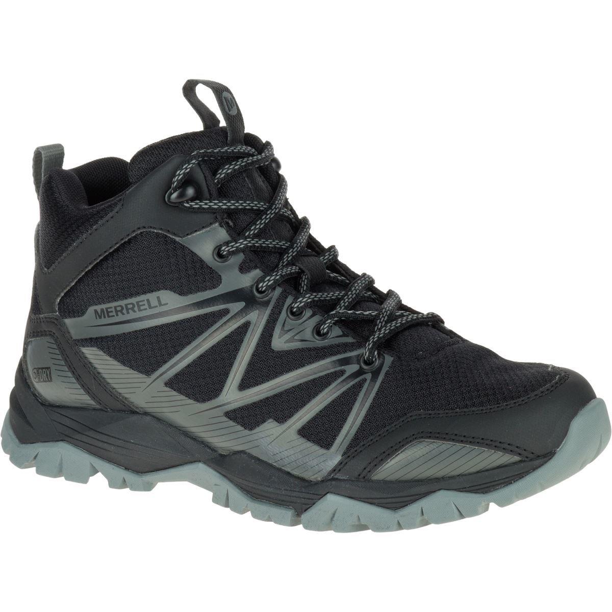 Merrell Capra Rise MID WP Erkek Siyah Outdoor Bot J35825