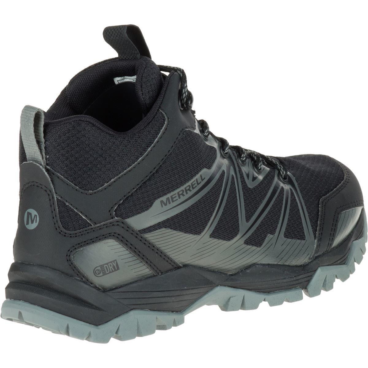 Merrell Capra Rise MID WP Erkek Siyah Outdoor Bot J35825