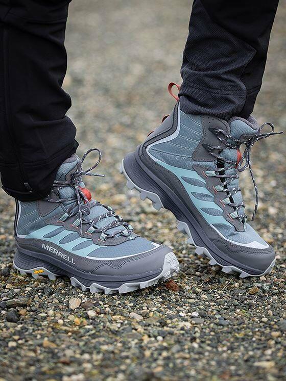 Merrell Moab Speed Thermo MID WP Kadın Mavi Outdoor Bot J067016