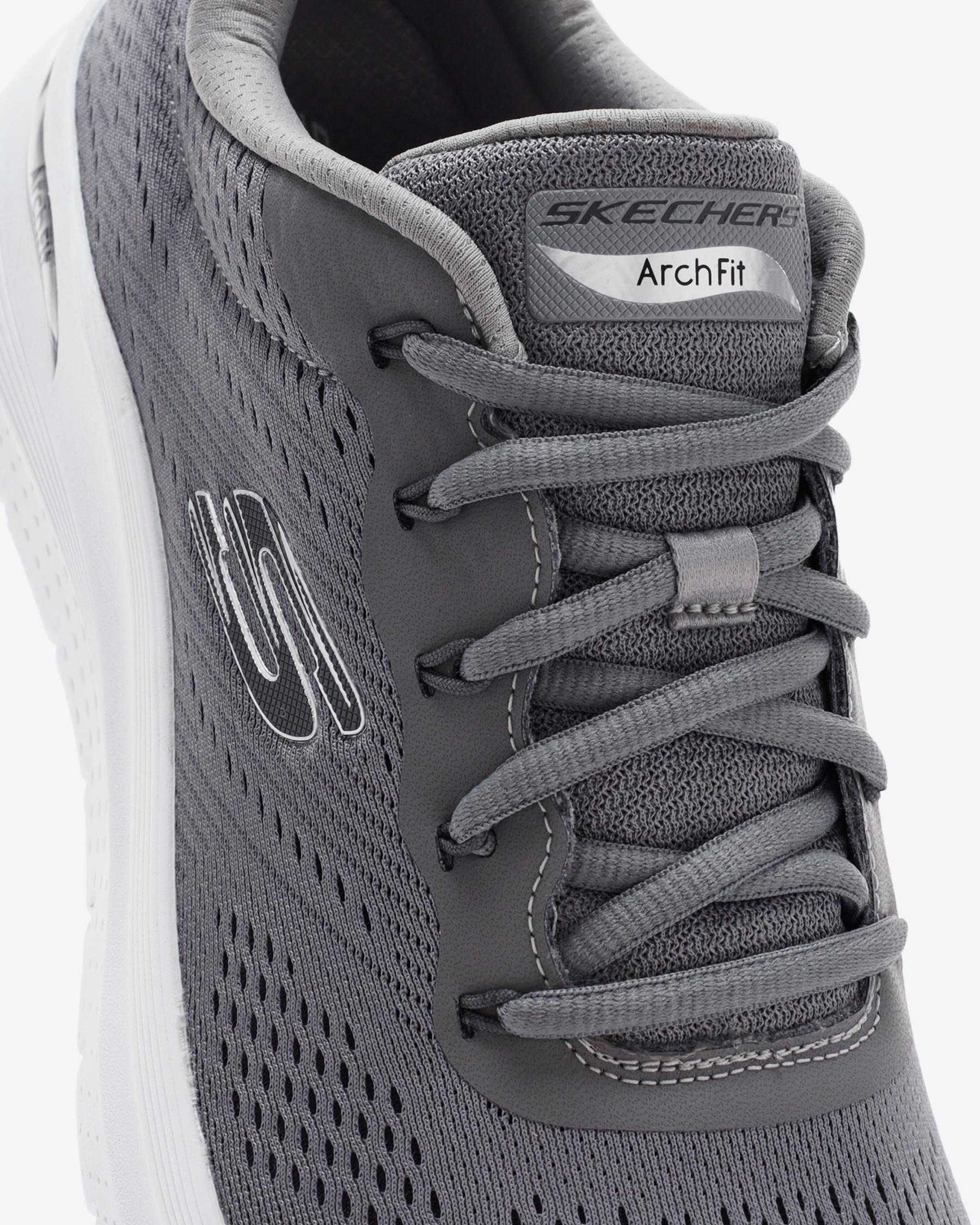 Skechers Arch Fit 2.0 232700 GRY Erkek Gri Spor Ayakkabı