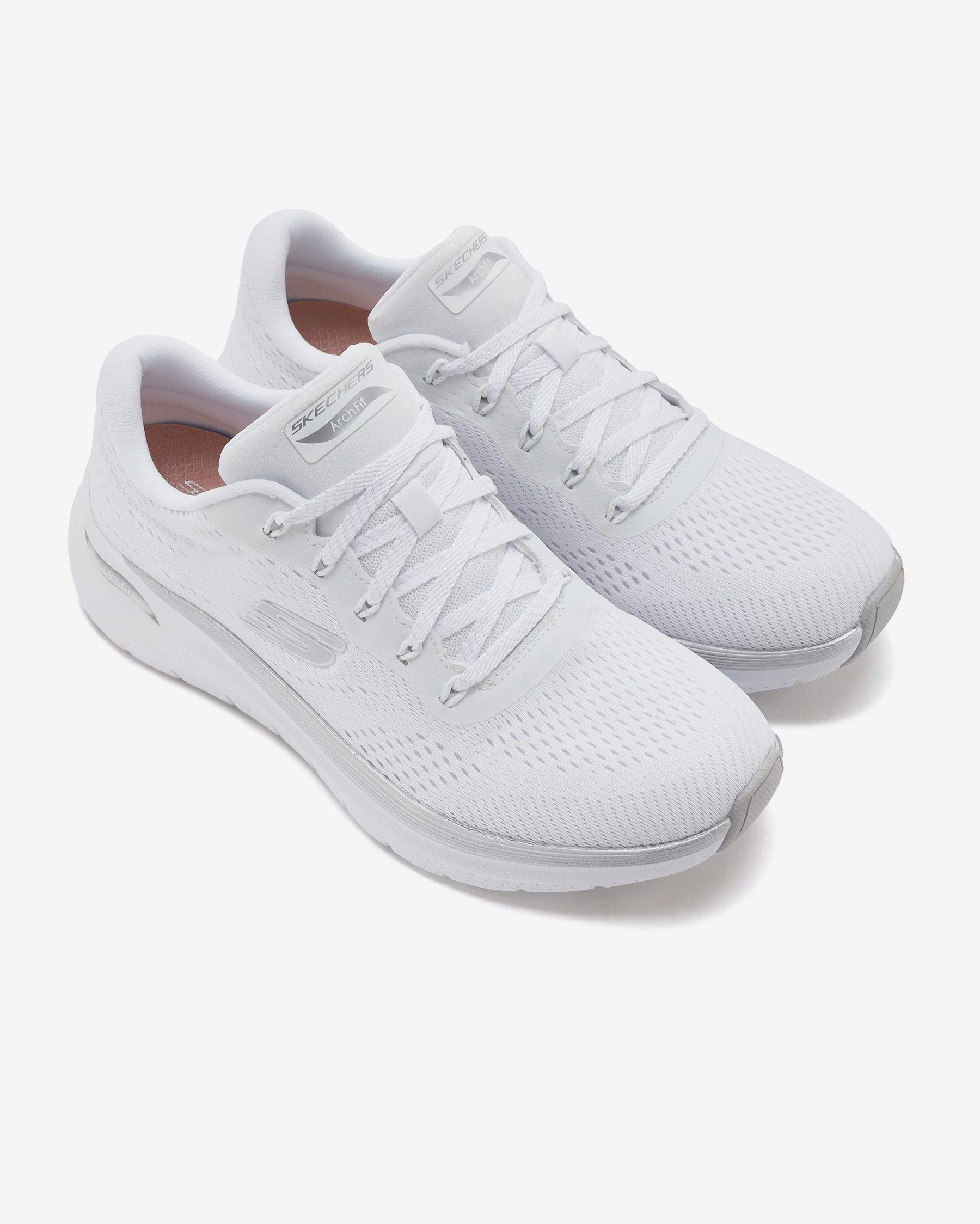Skechers Arch Fit 2.0 - Glow The Distance 150067 WSL Kadın Beyaz Spor Ayakkabı