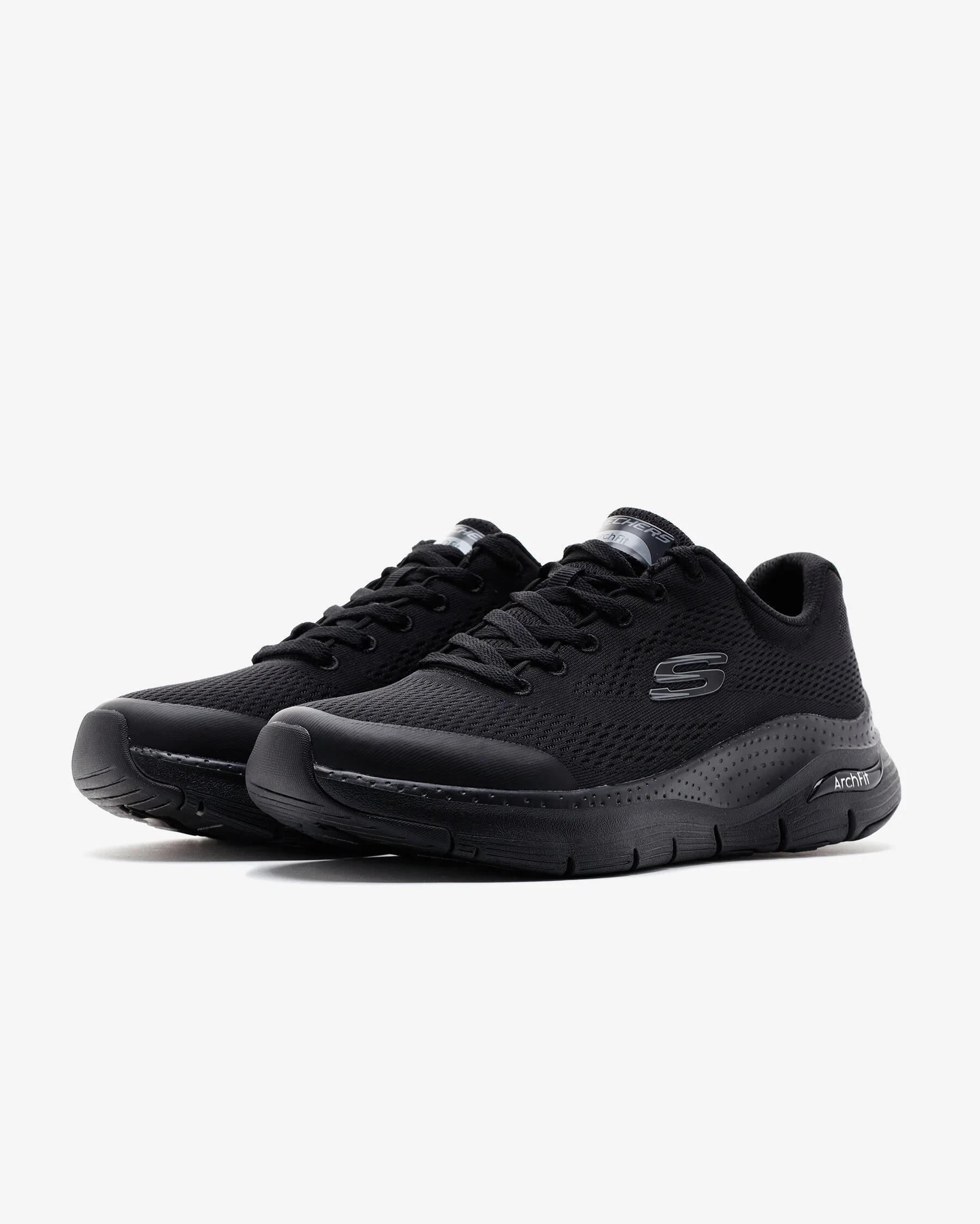 Skechers Arch Fit 232040TK BBK Erkek Siyah Günlük Ayakkabı