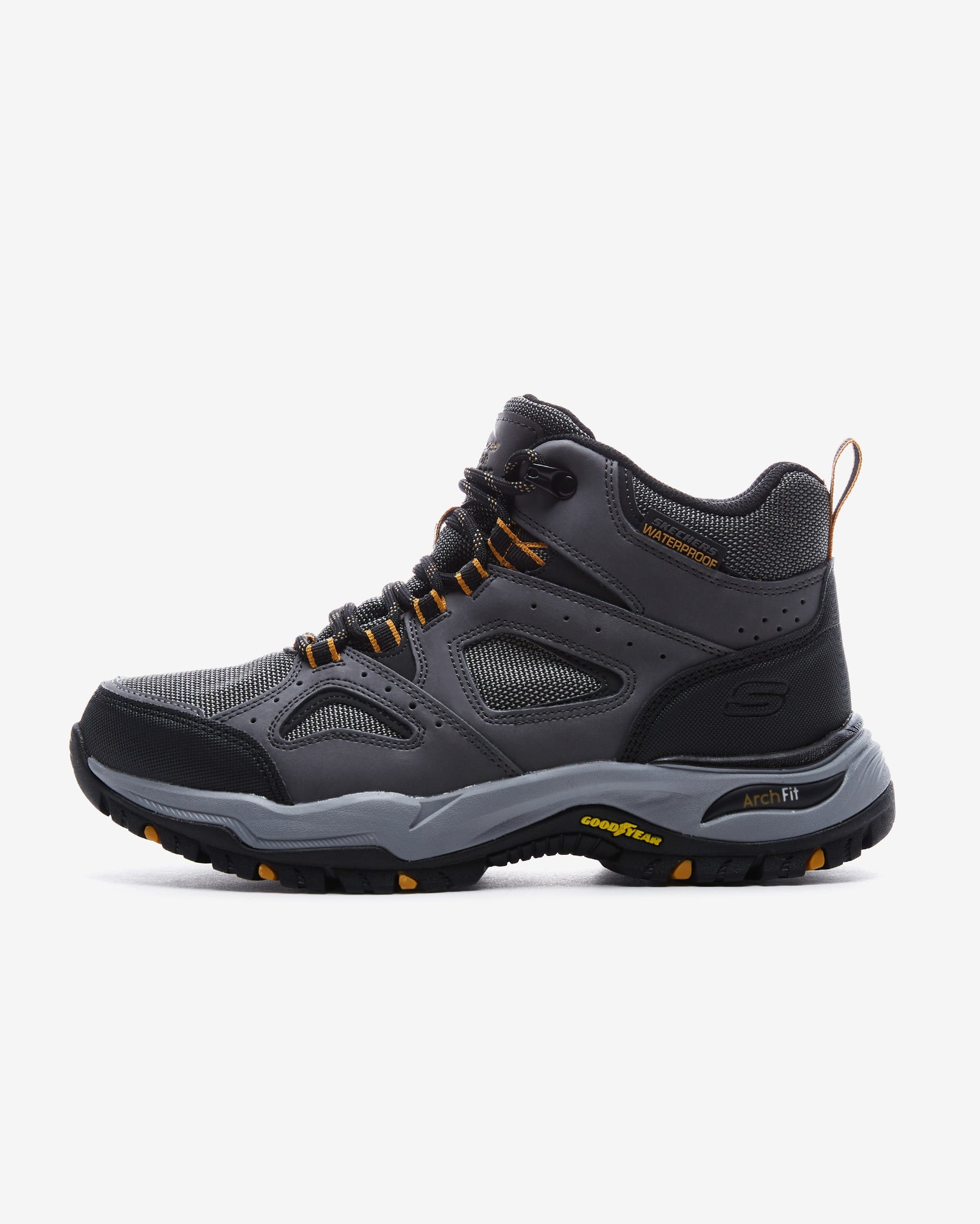 Skechers Arch Fit Dawson - Millard 204628 CHAR Erkek Gri Outdoor Bot