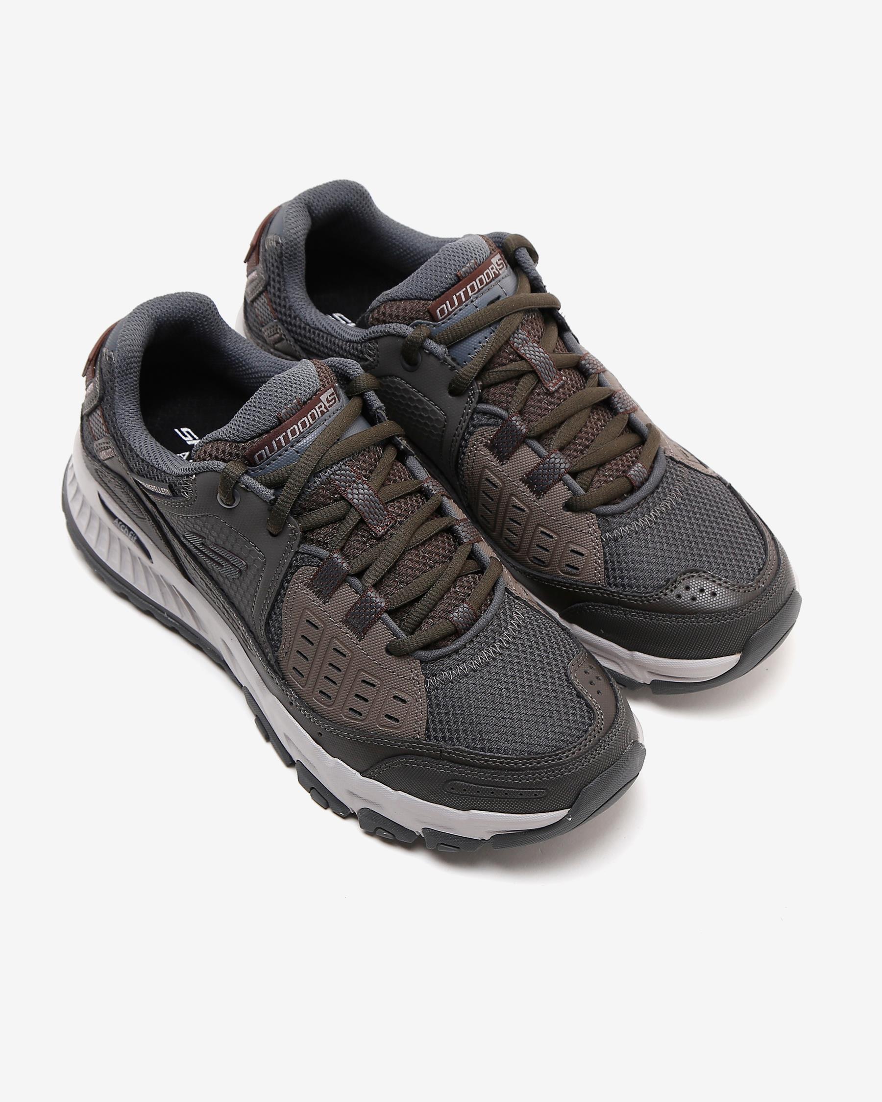 Skechers Arch Fit Escape Plan 237545 CCOL Erkek Gri Outdoor Ayakkabı
