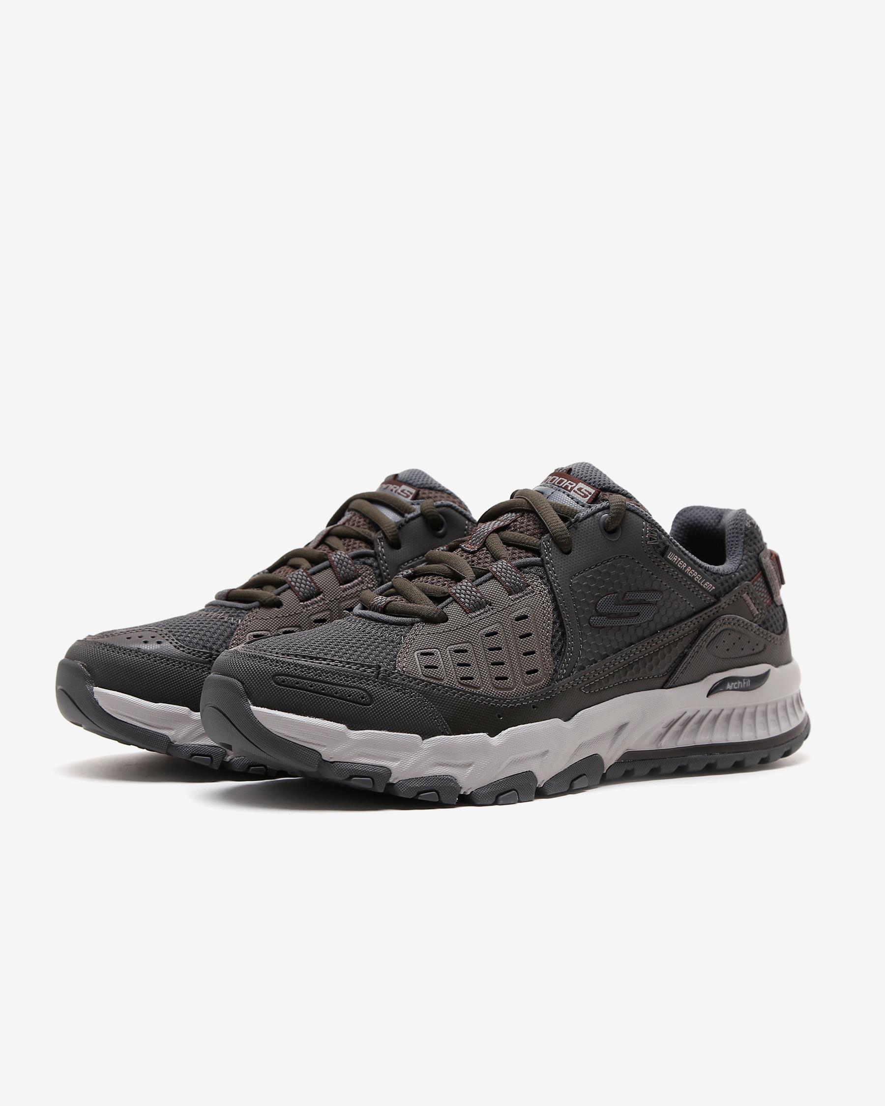 Skechers Arch Fit Escape Plan 237545 CCOL Erkek Gri Outdoor Ayakkabı