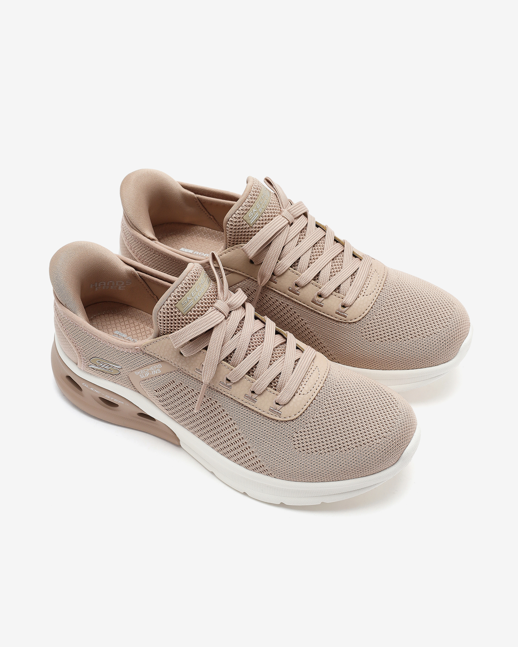 Skechers Bobs Arc Waves 2.0 117638 TAN Kadın Bej Spor Ayakkabı