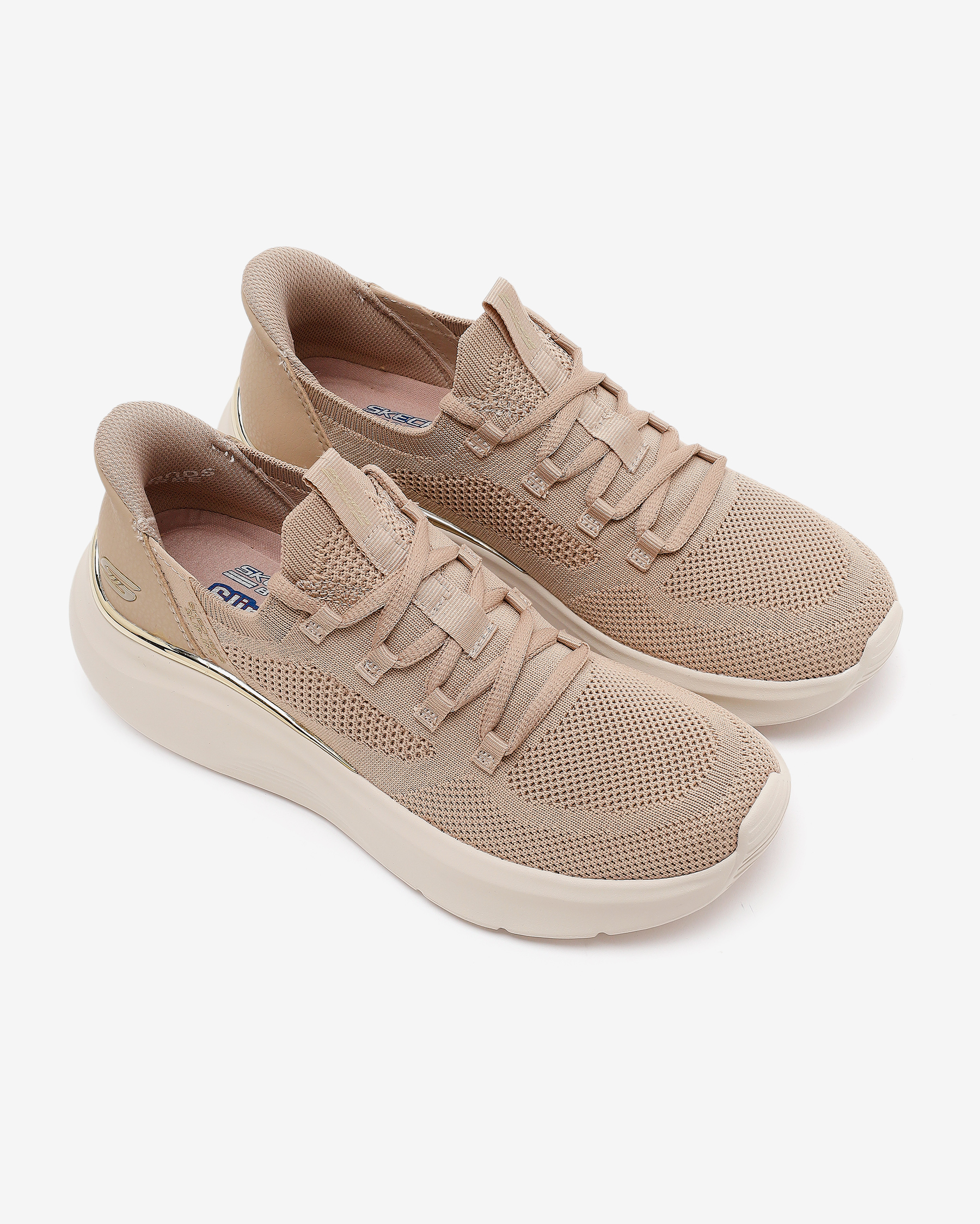 Skechers Bobs B Love True Delight 117617 TPE Kadın Bej Spor Ayakkabı