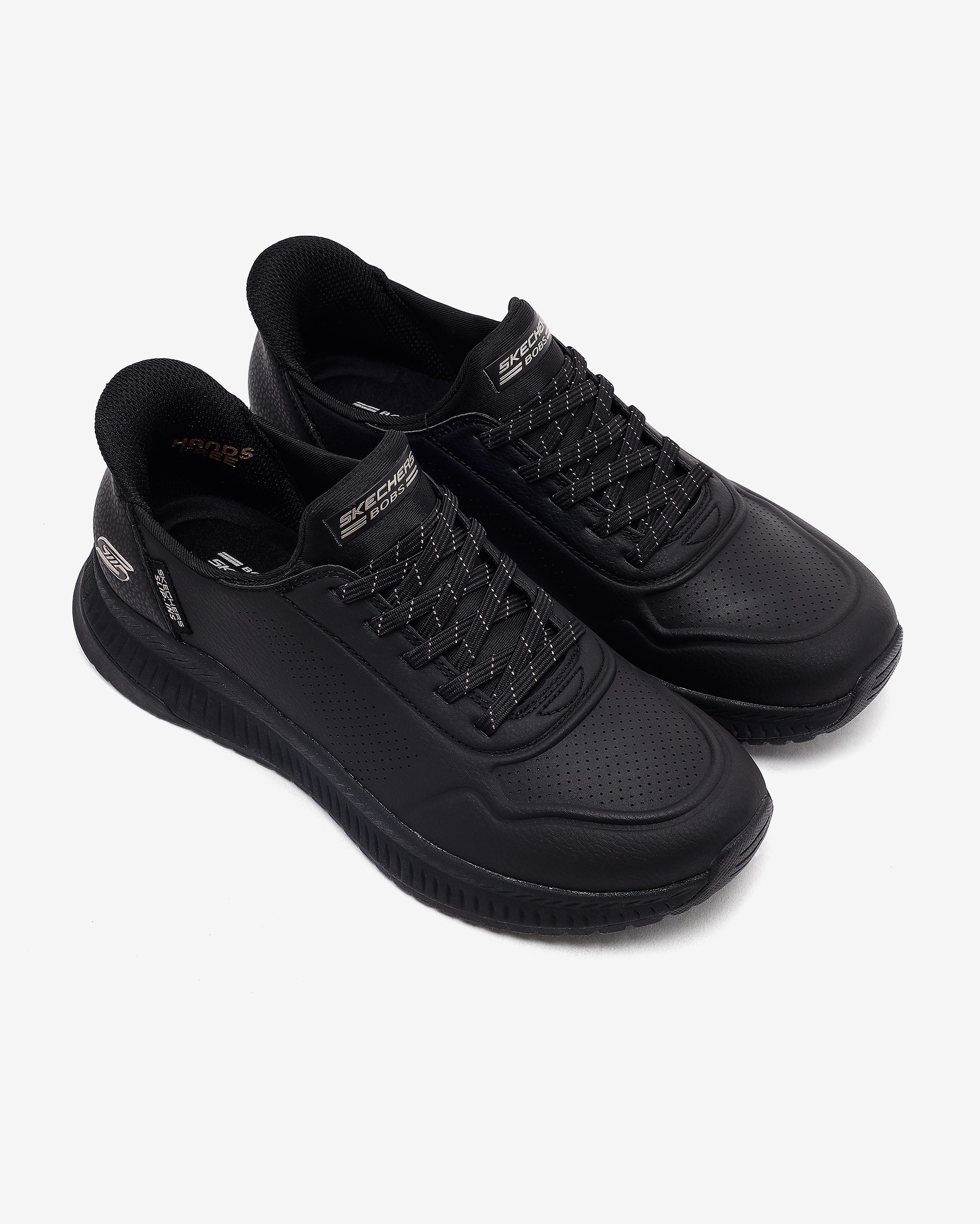 Skechers Bobs Squad 4 - Key Look 117740 BBK Kadın Siyah Spor Ayakkabı