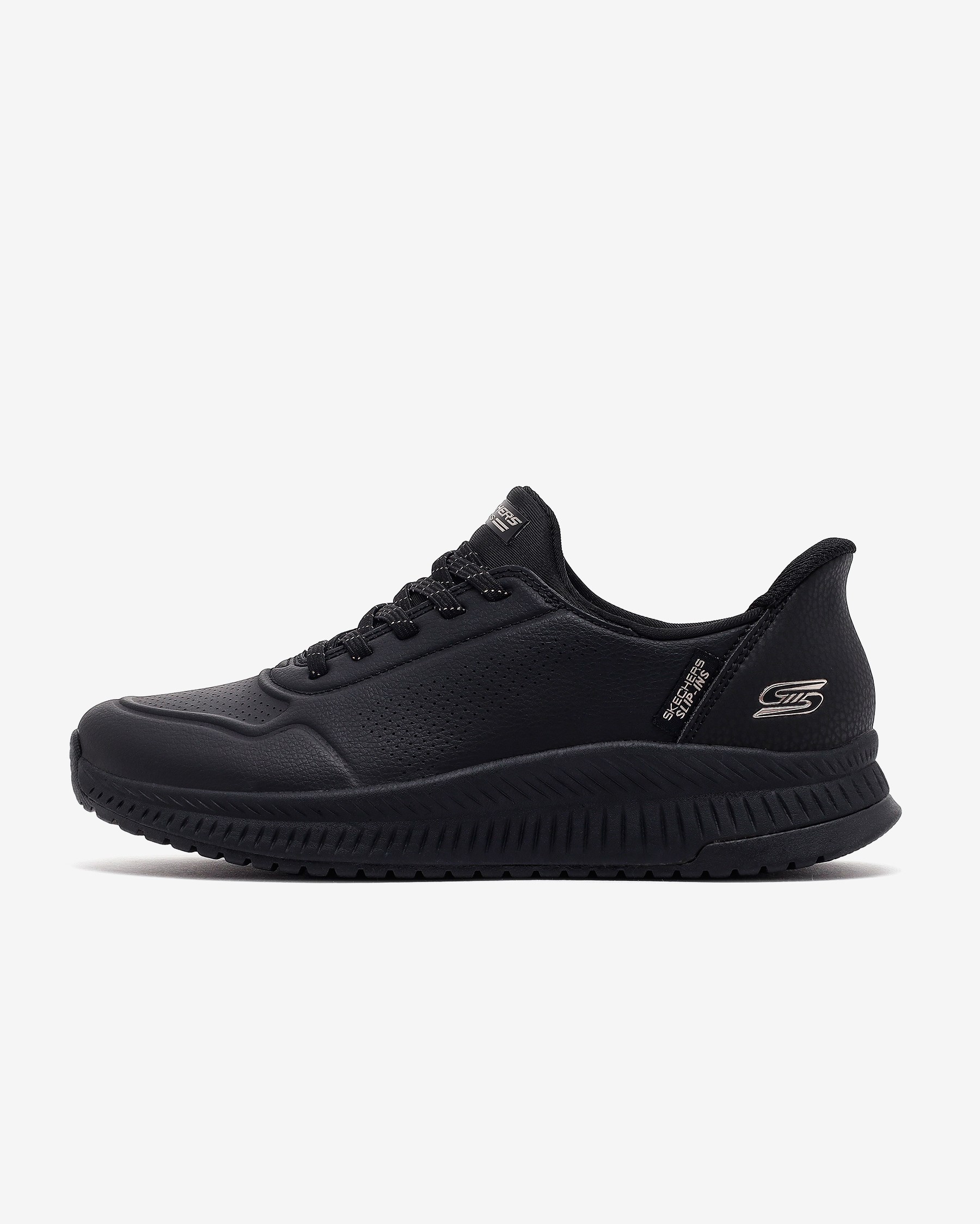 Skechers Bobs Squad 4 - Key Look 117740 BBK Kadın Siyah Spor Ayakkabı