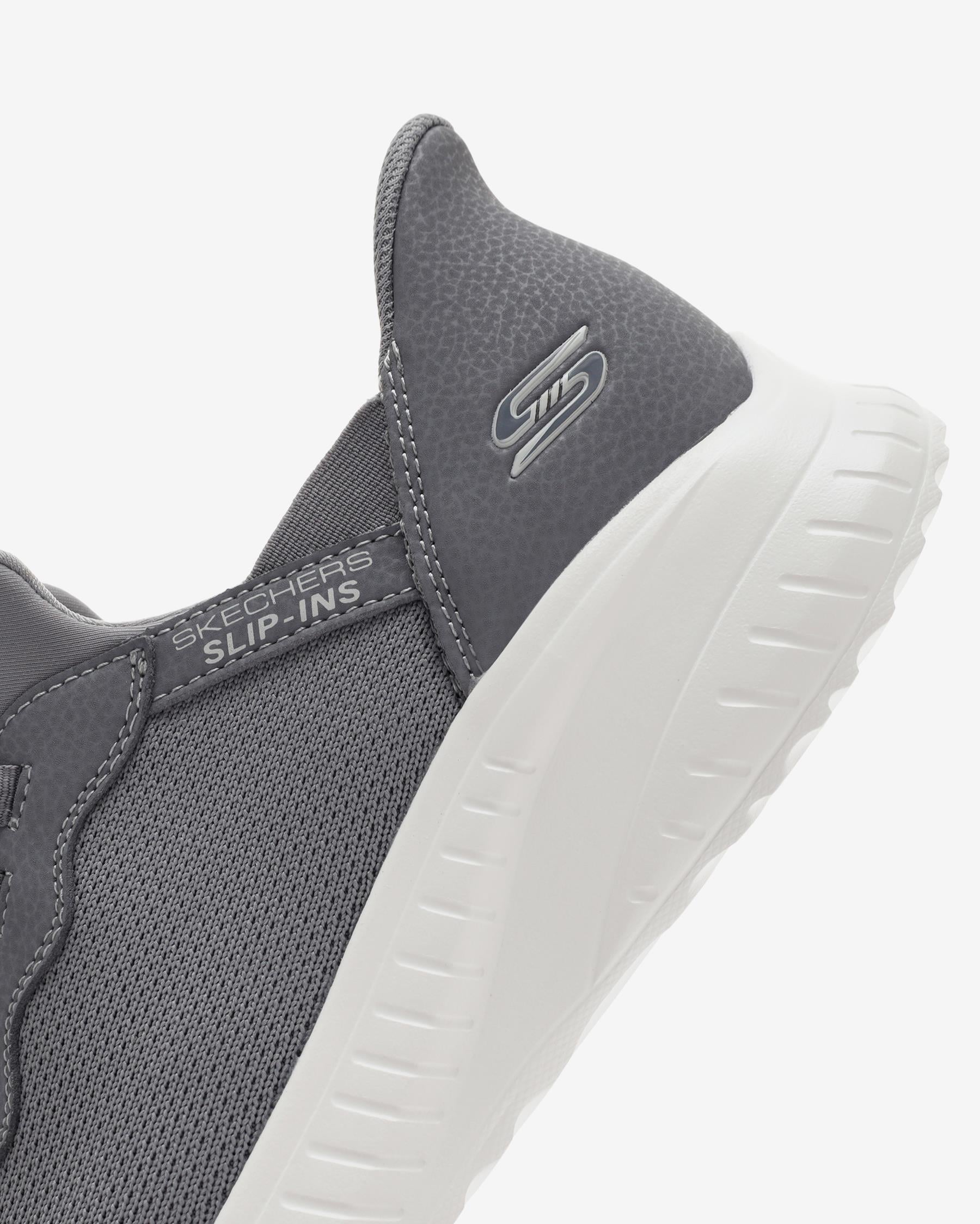 Skechers Bobs Squad Chaos - Daily Hype 118300 GRY Erkek Gri Spor Ayakkabı