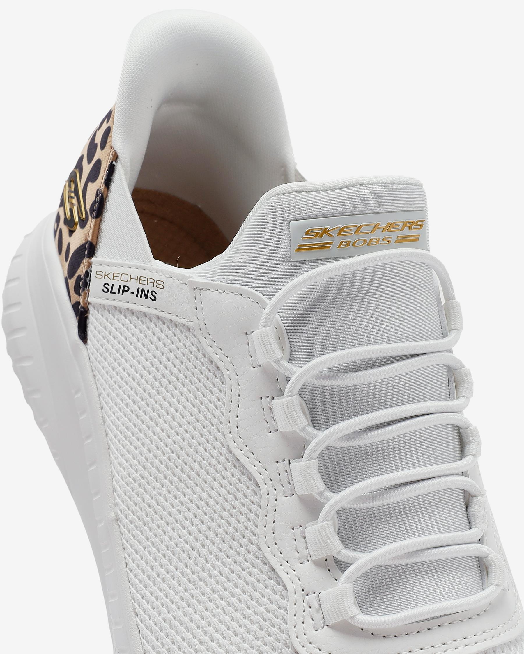 Skechers Bobs Squad Chaos - Seize The Hour 117499 WHT Kadın Beyaz Spor Ayakkabı