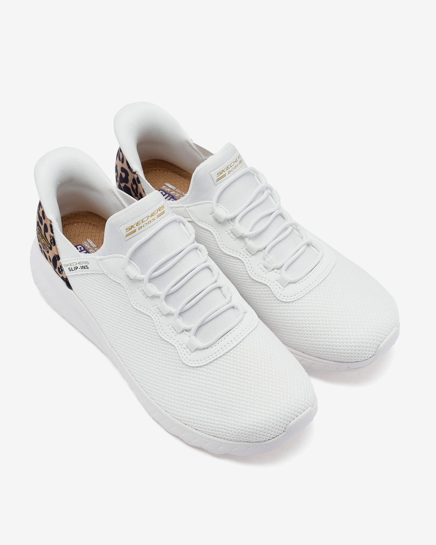 Skechers Bobs Squad Chaos - Seize The Hour 117499 WHT Kadın Beyaz Spor Ayakkabı