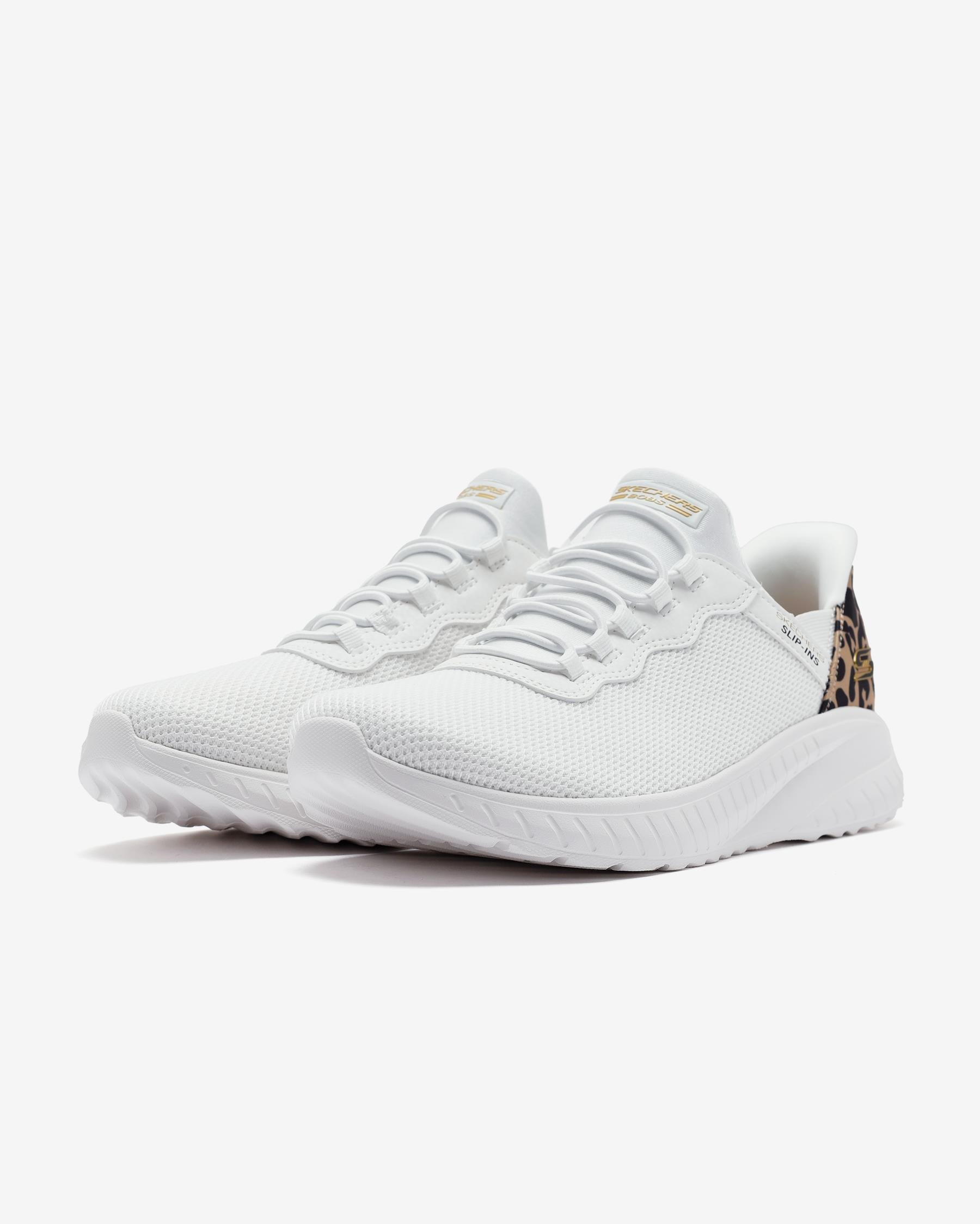 Skechers Bobs Squad Chaos - Seize The Hour 117499 WHT Kadın Beyaz Spor Ayakkabı