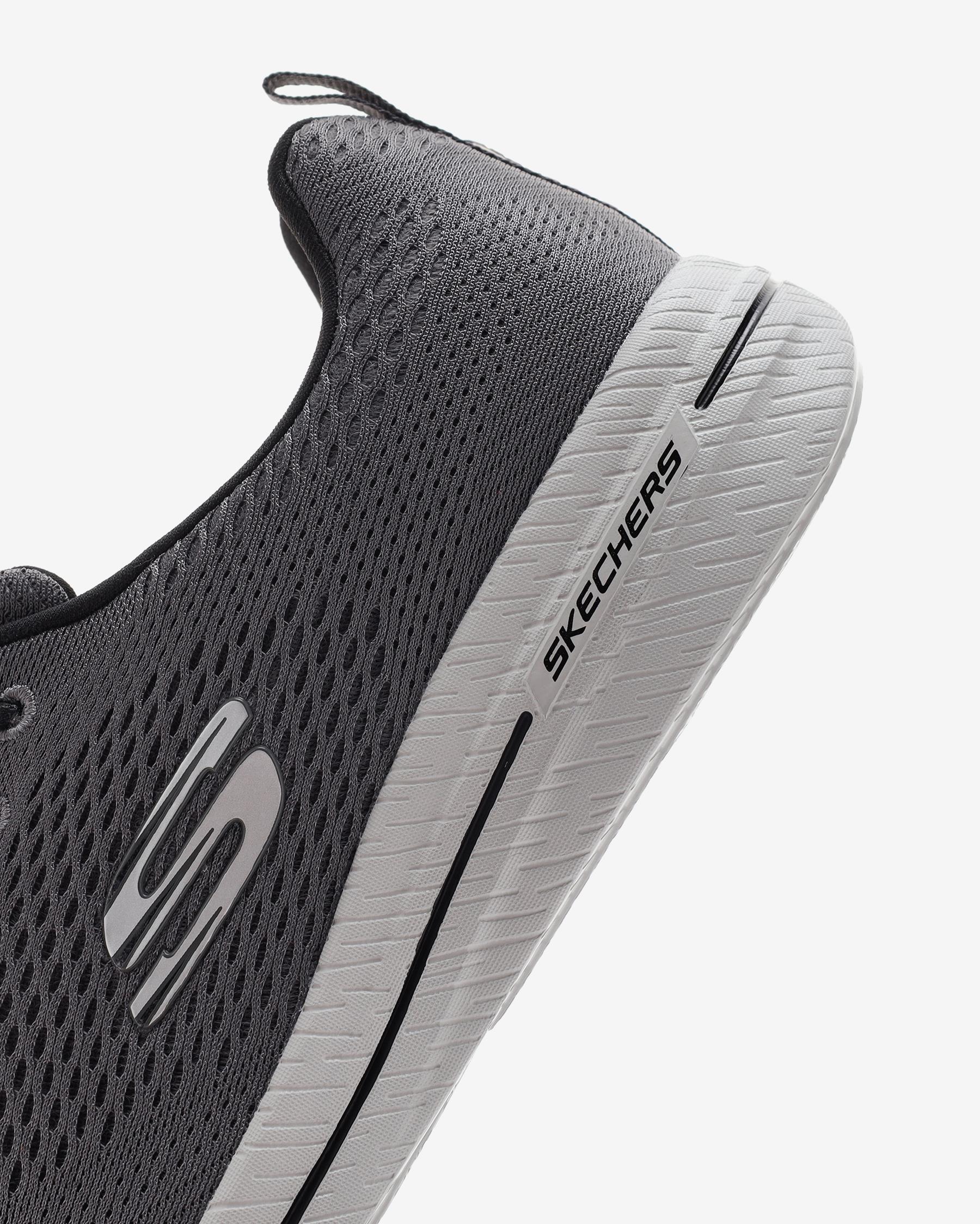 Skechers Burst 2.0 999739TK CHAR Erkek Gri Spor Ayakkabı