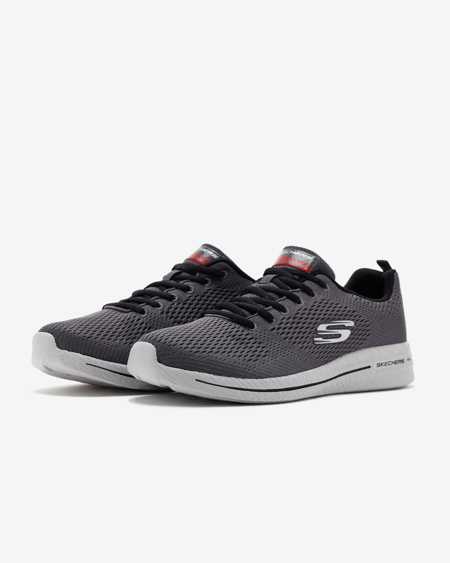 Skechers Burst 2.0 999739TK CHAR Erkek Gri Spor Ayakkabı