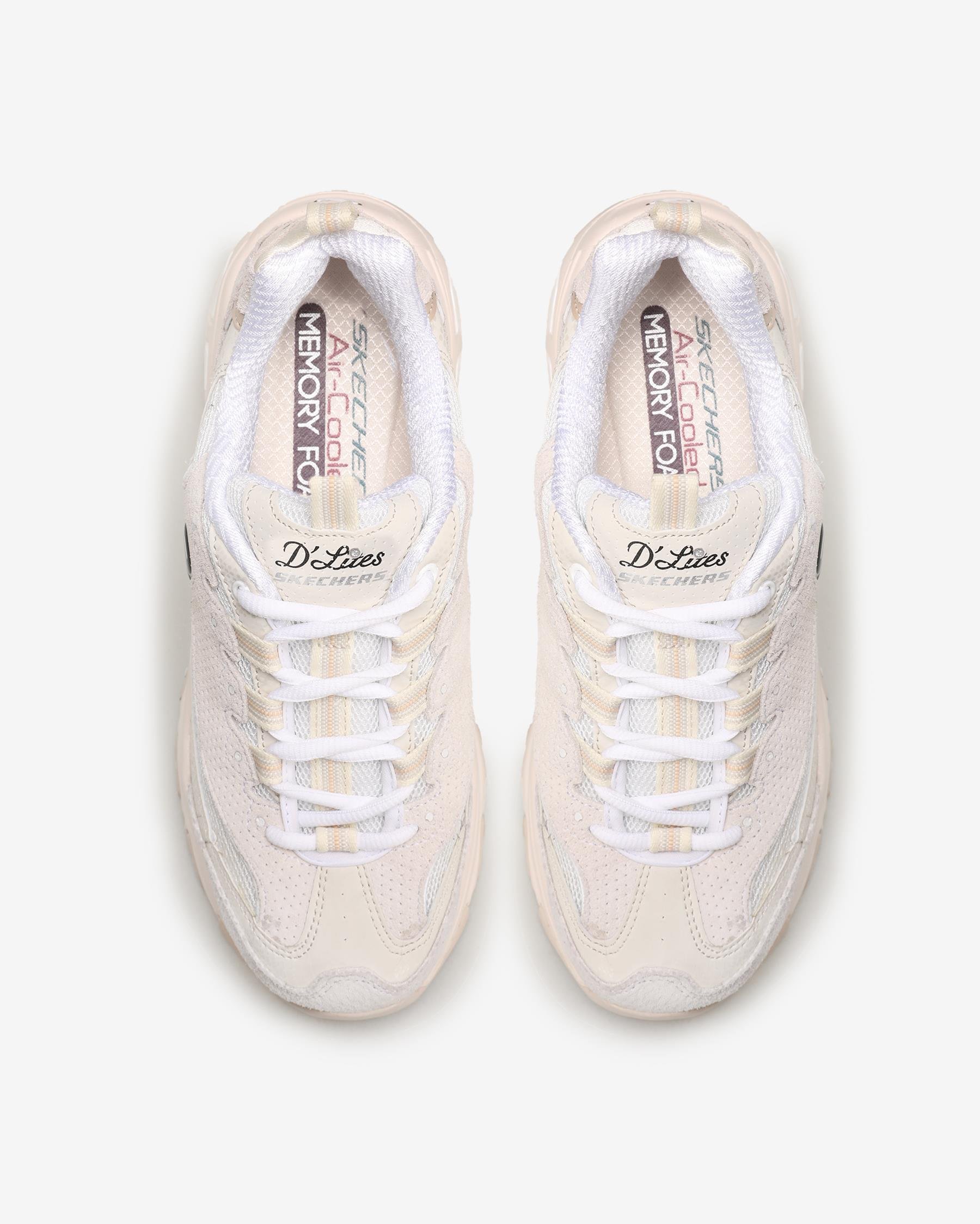 Skechers D'lites 13147 OFWT Kadın Beyaz Sneakers