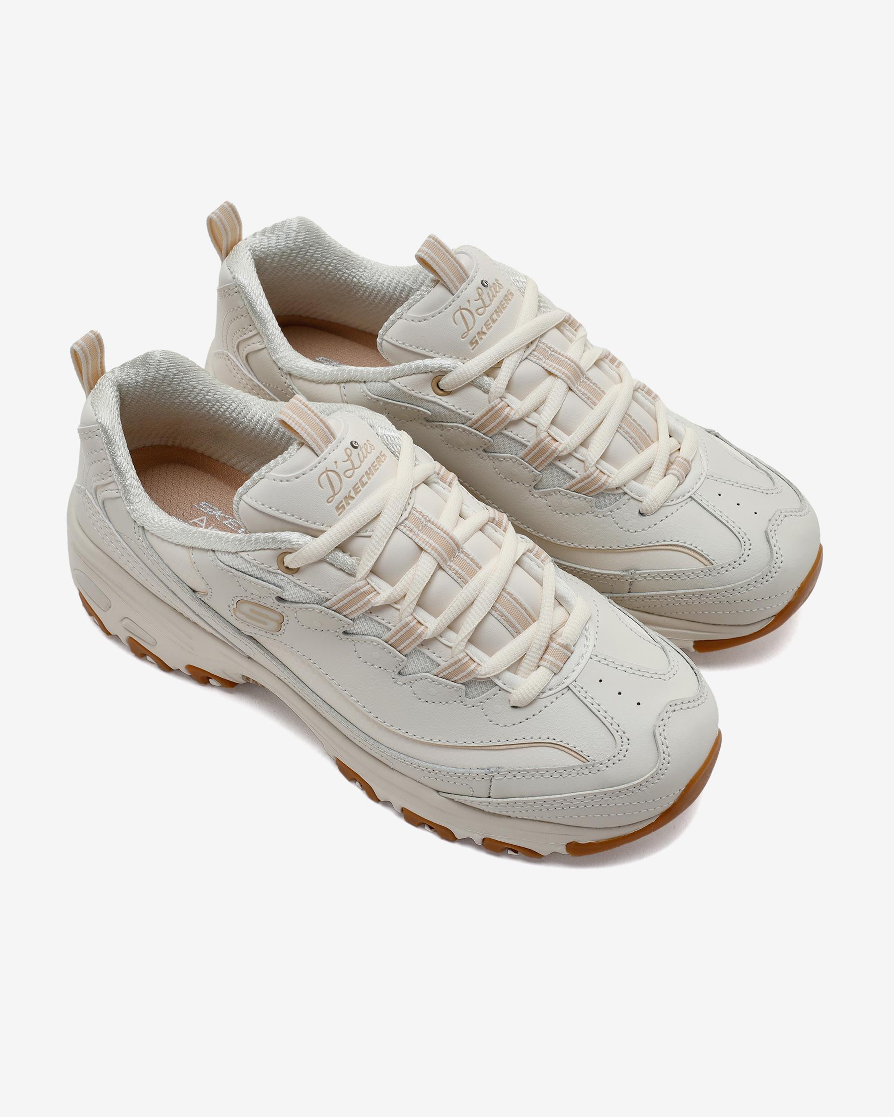Skechers D'lites - Good Neutral 149807 OFWT Kadın Beyaz Sneakers
