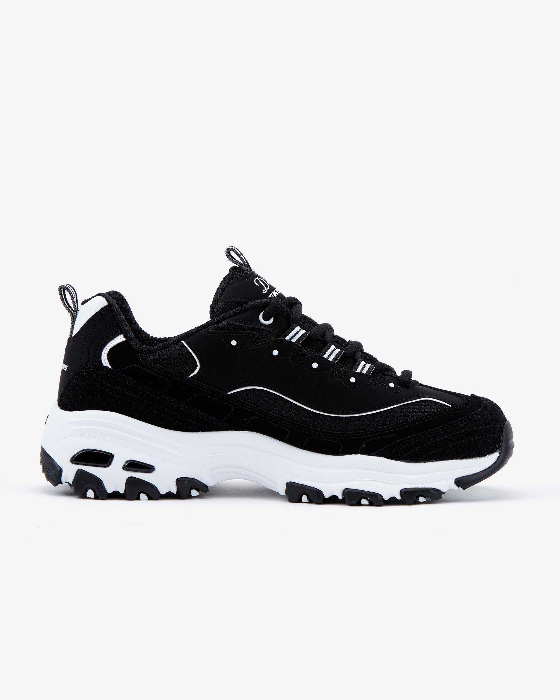 Skechers D'lites - March Forward 13148 BKW Kadın Siyah Sneakers
