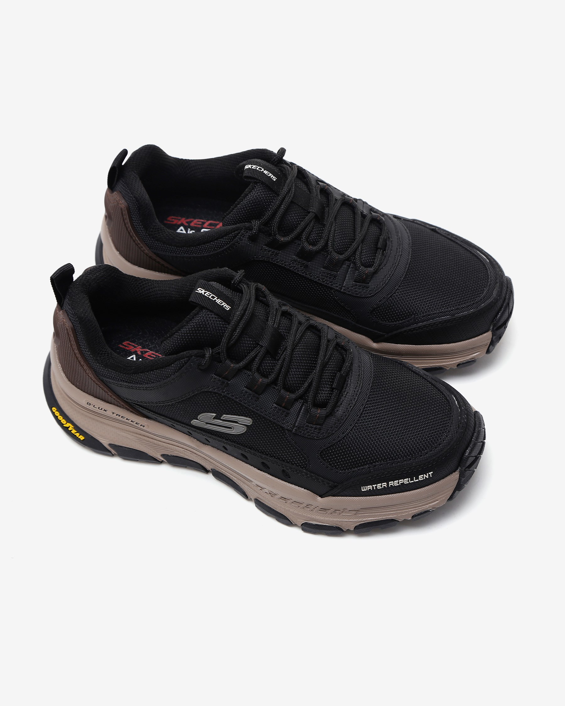 Skechers D'Lux Trekker 237565 BKNT Erkek Siyah Outdoor Ayakkabı