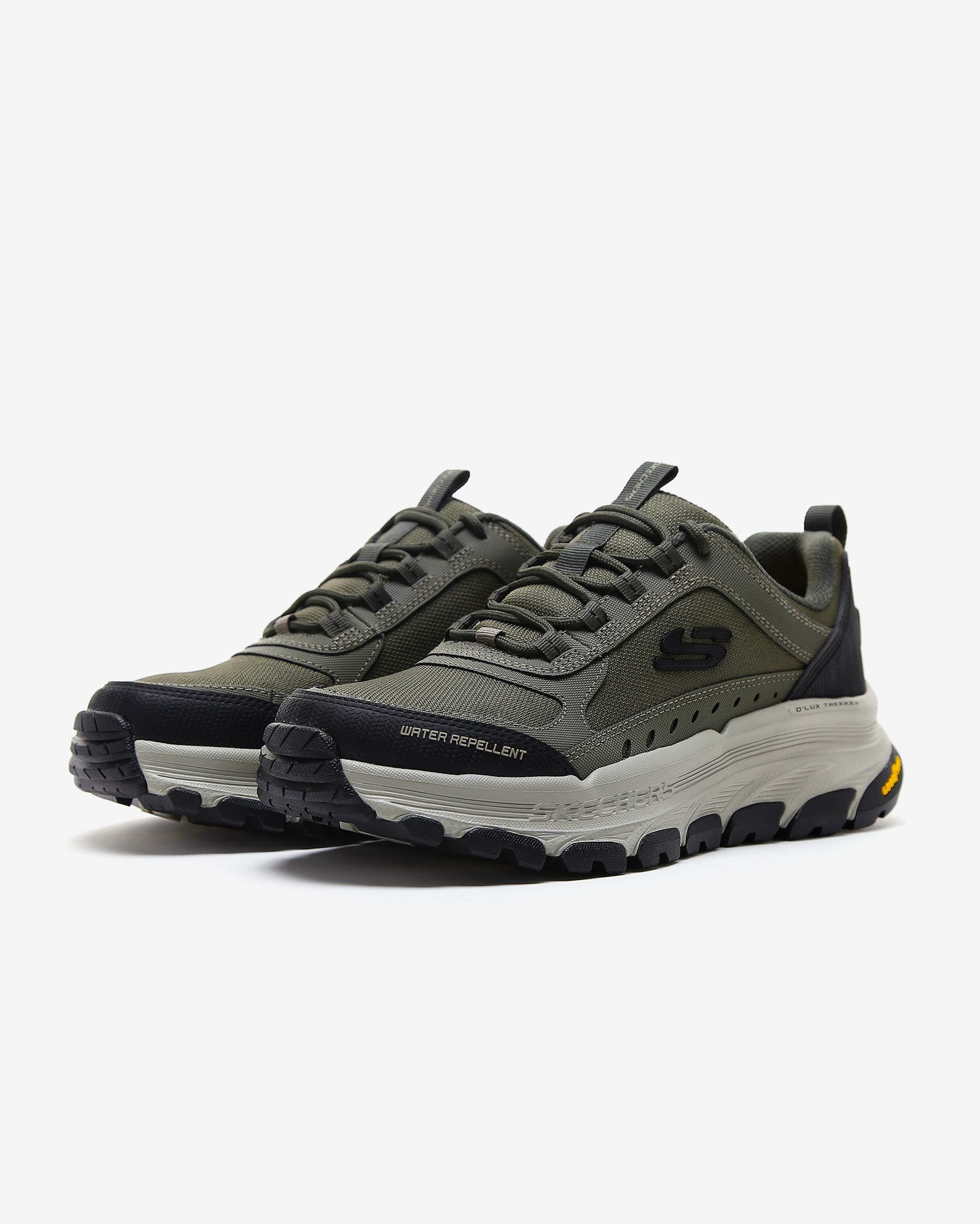 Skechers D'Lux Trekker 237565 OLMT Erkek Yeşil/Çok Renkli Outdoor Ayakkabı