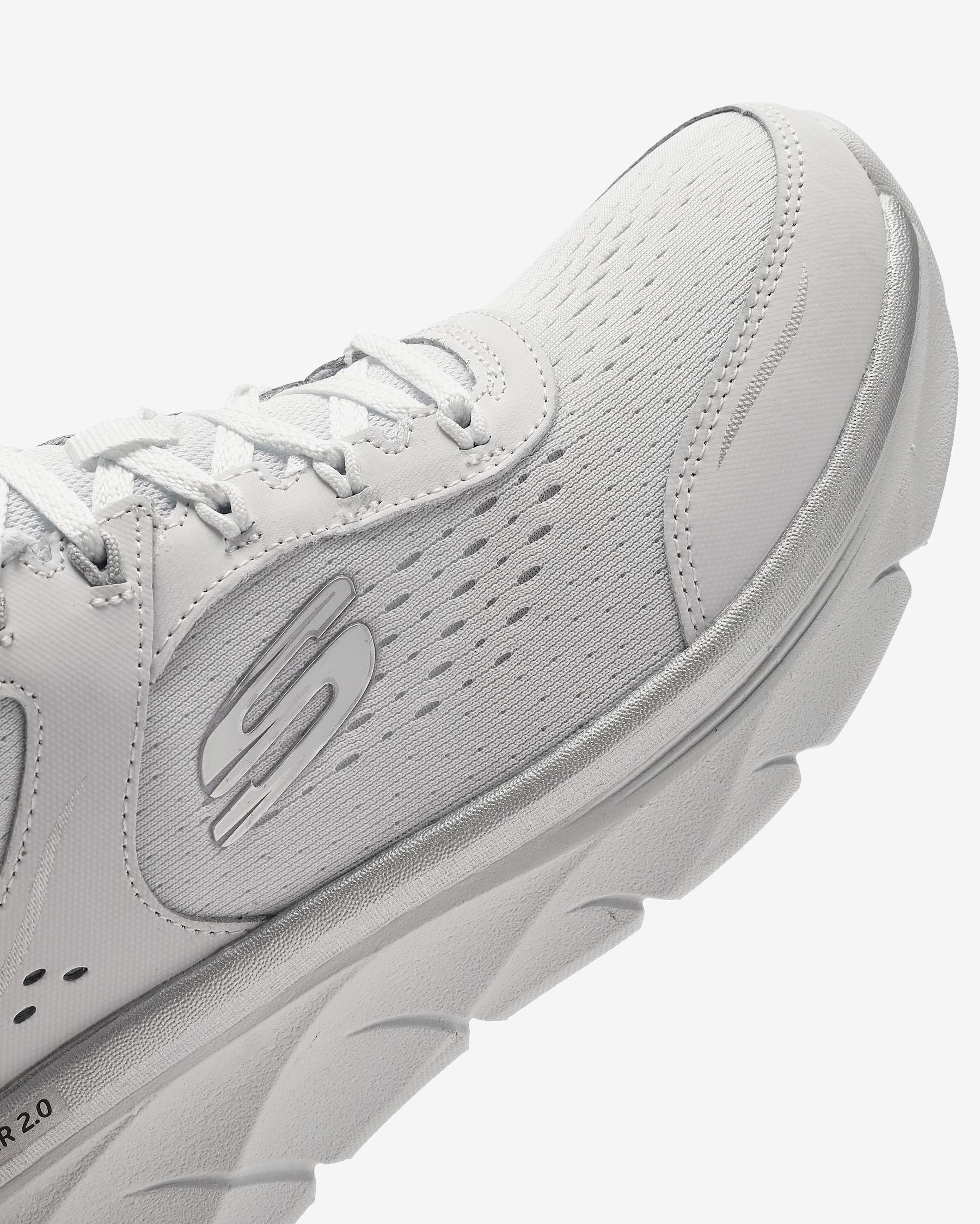 Skechers D'lux Walker 2.0 - Gradient Glam 150103 WSL Kadın Beyaz Spor Ayakkabı